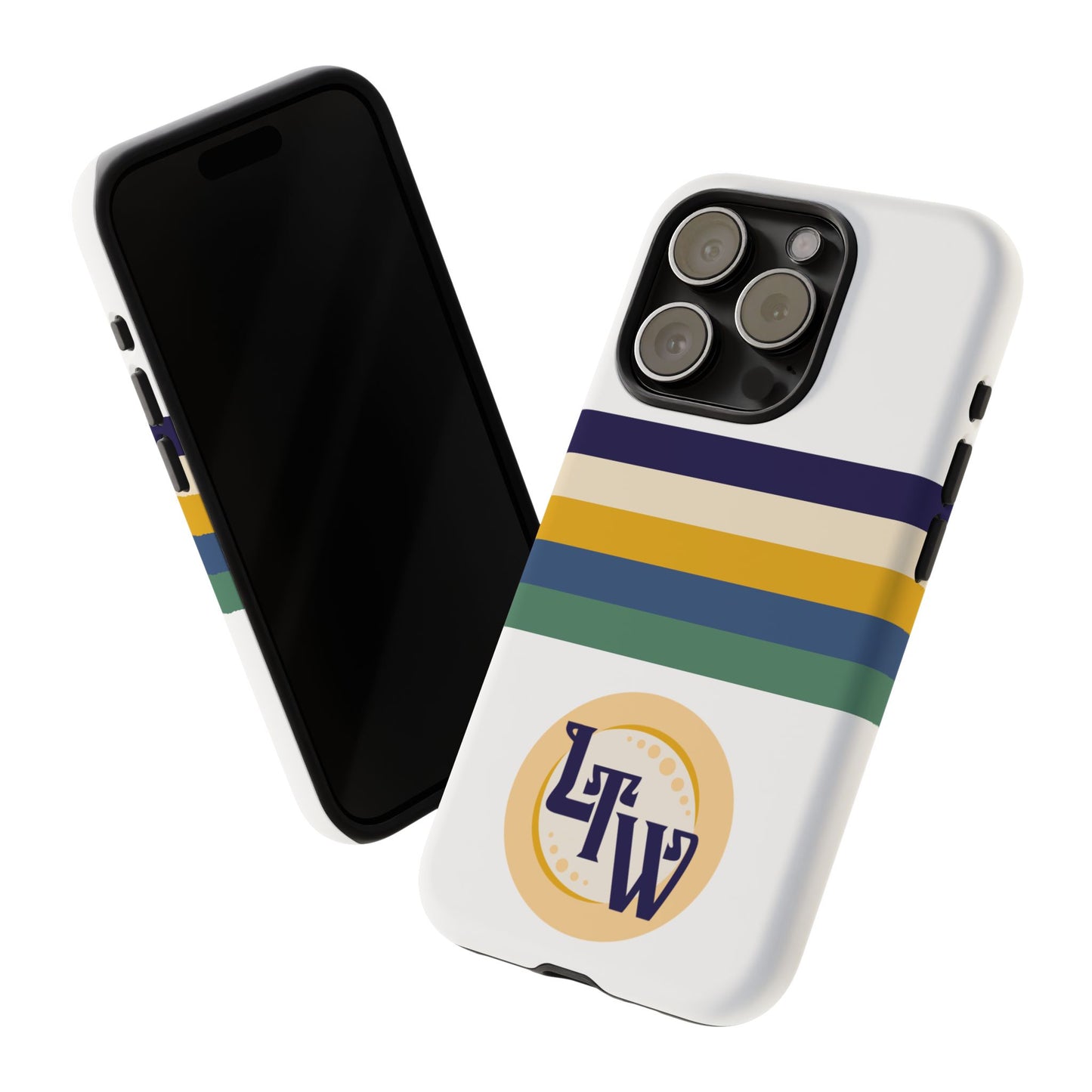 LTW Color Stripe and Monogram Tough Phone Case - iPhone