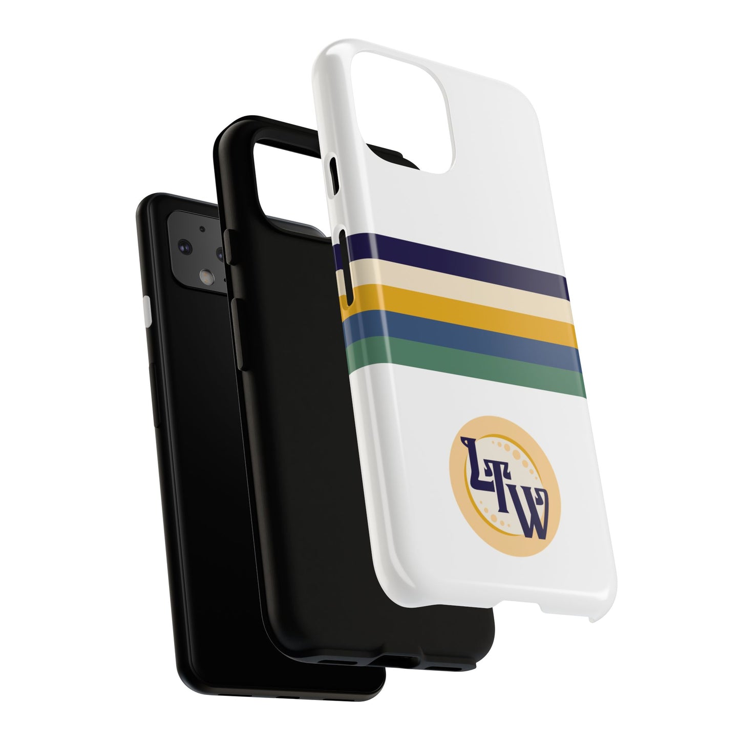 LTW Color Stripe and Monogram Tough Phone Case - Google Pixel