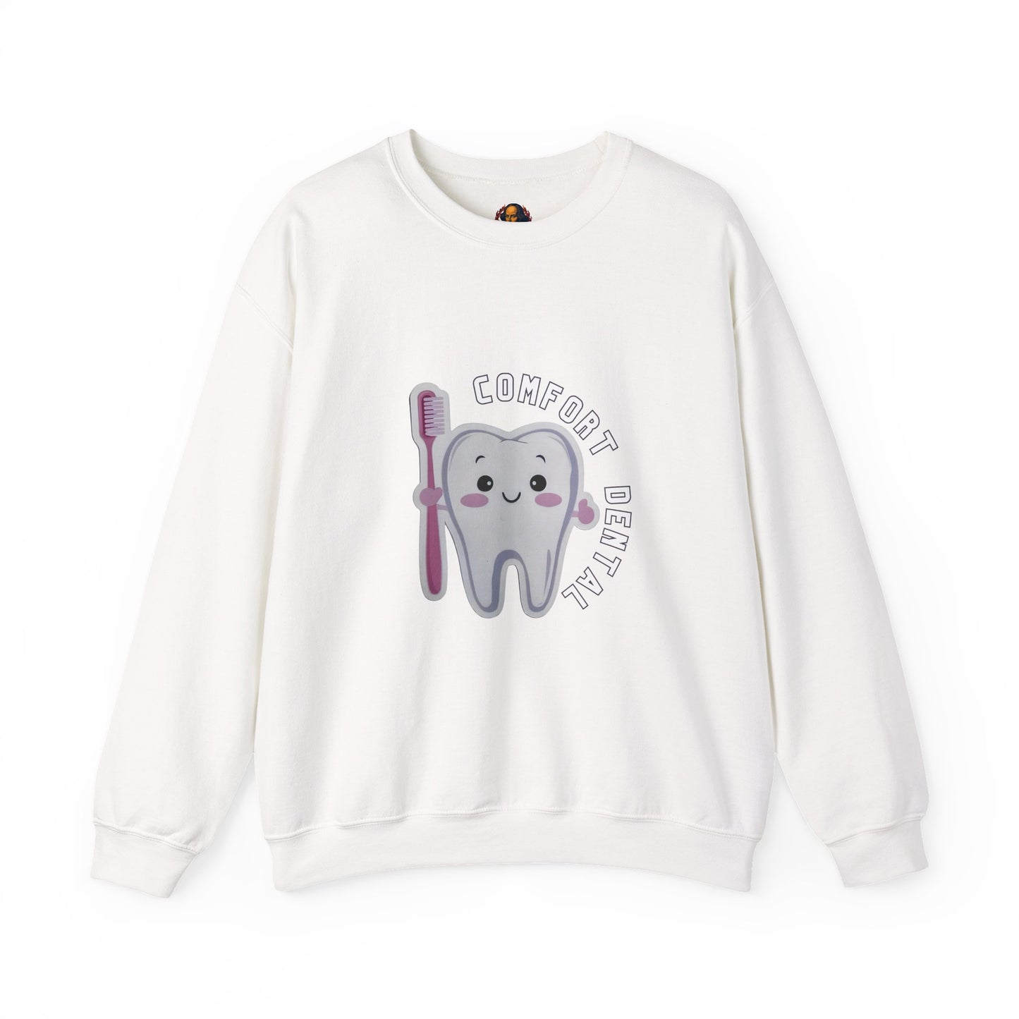 Comfort Dental Front Logo Crewneck Sweatshirt Unisex
