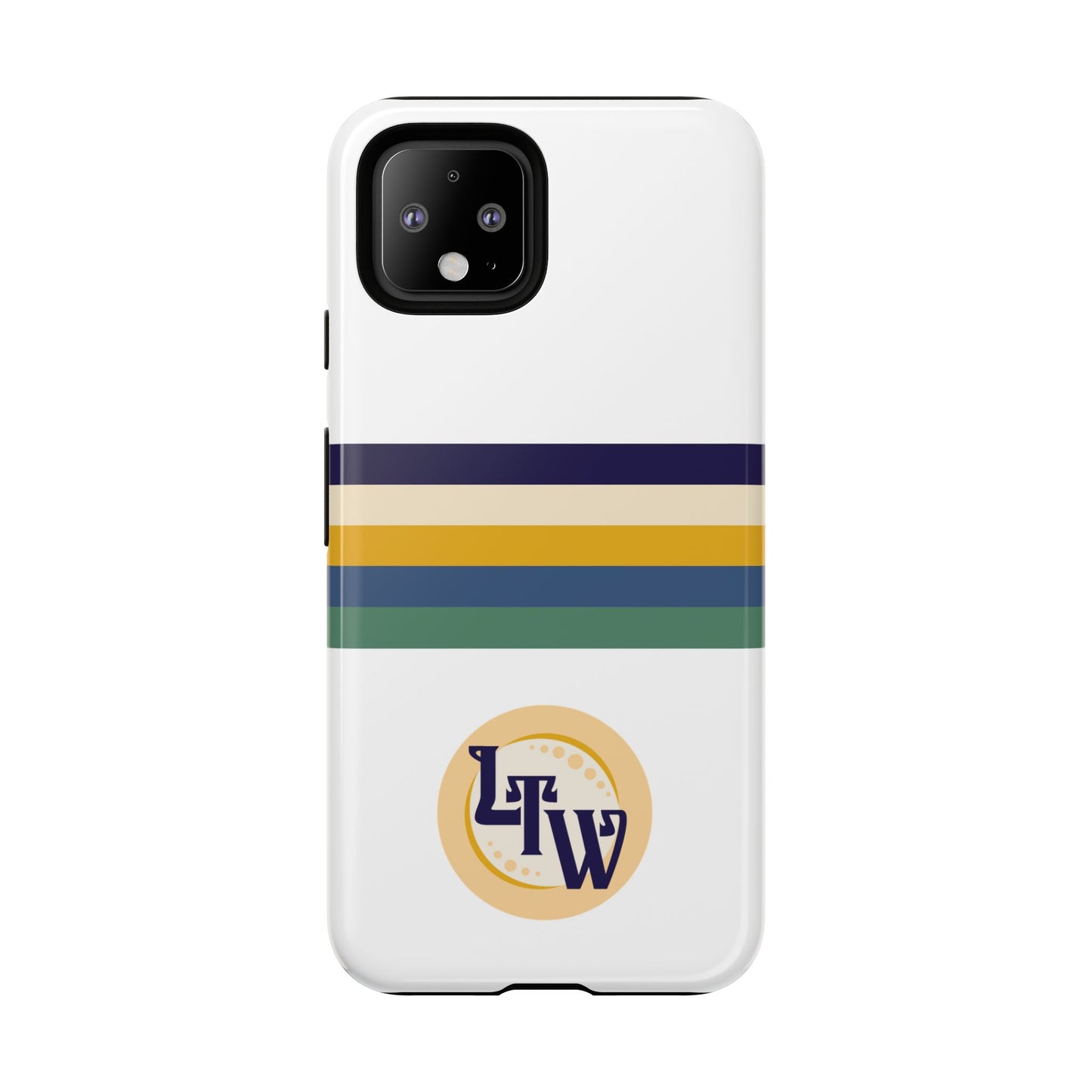 LTW Color Stripe and Monogram Tough Phone Case - Google Pixel