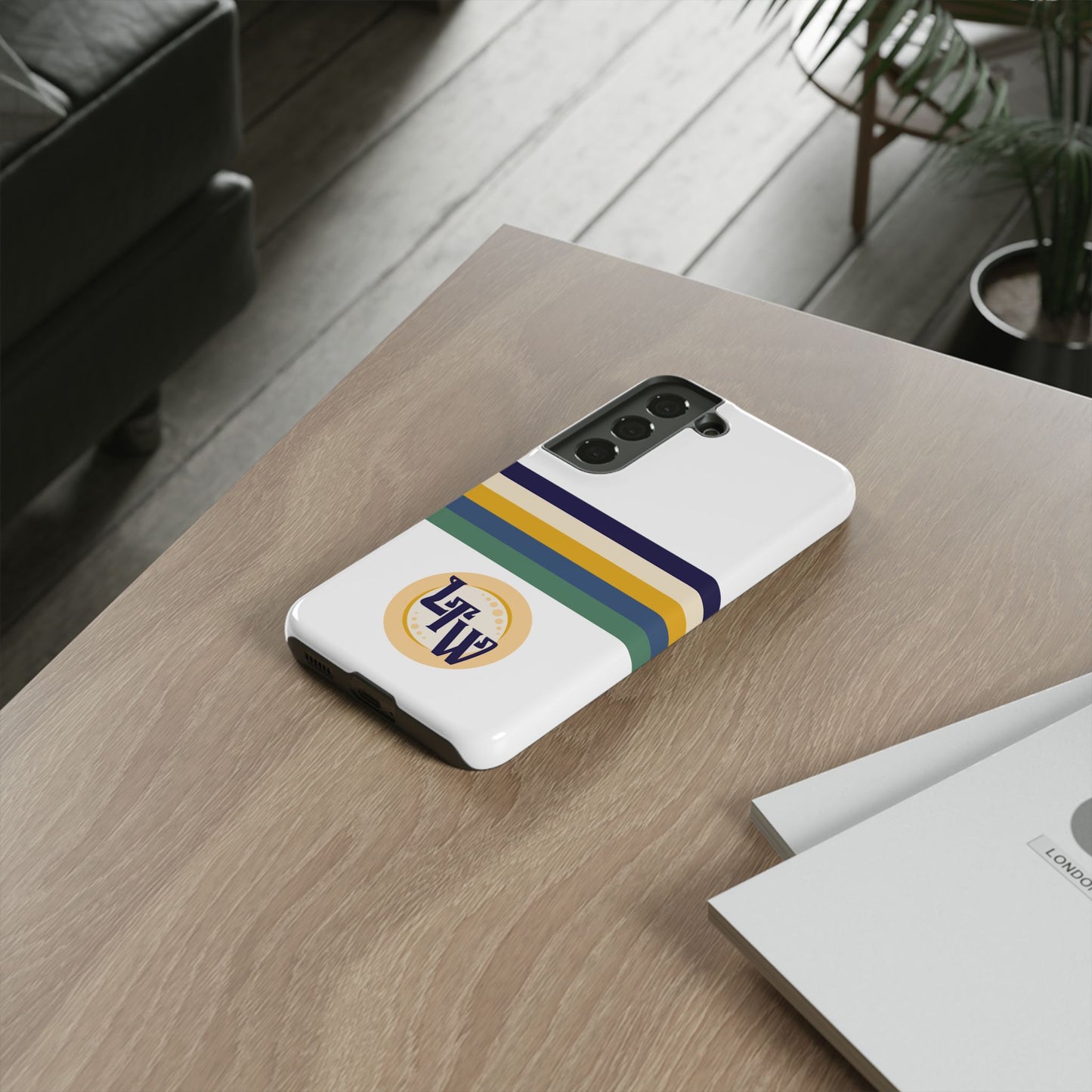 LTW Color Stripe and Monogram Tough Phone Case - Samsung