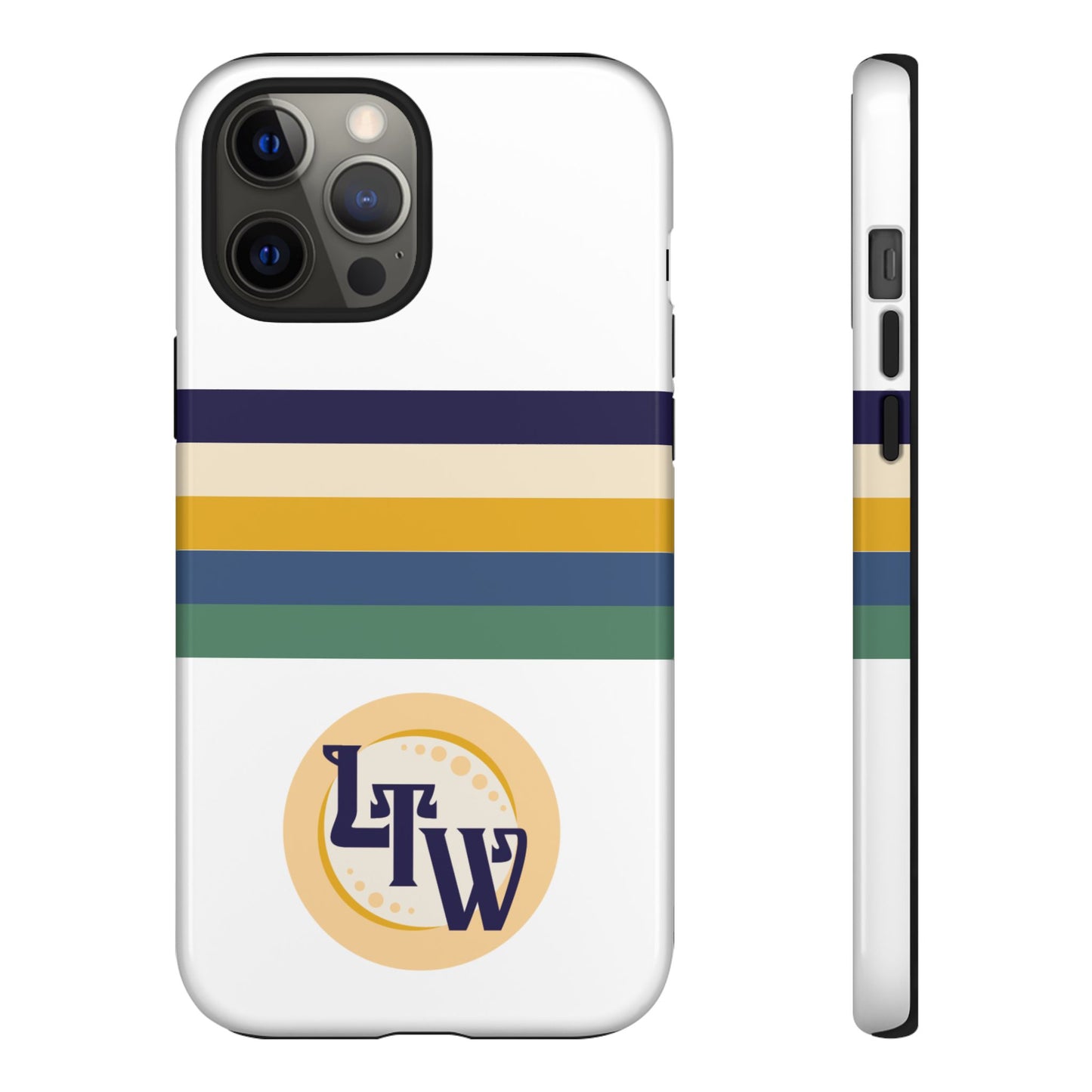 LTW Color Stripe and Monogram Tough Phone Case - iPhone