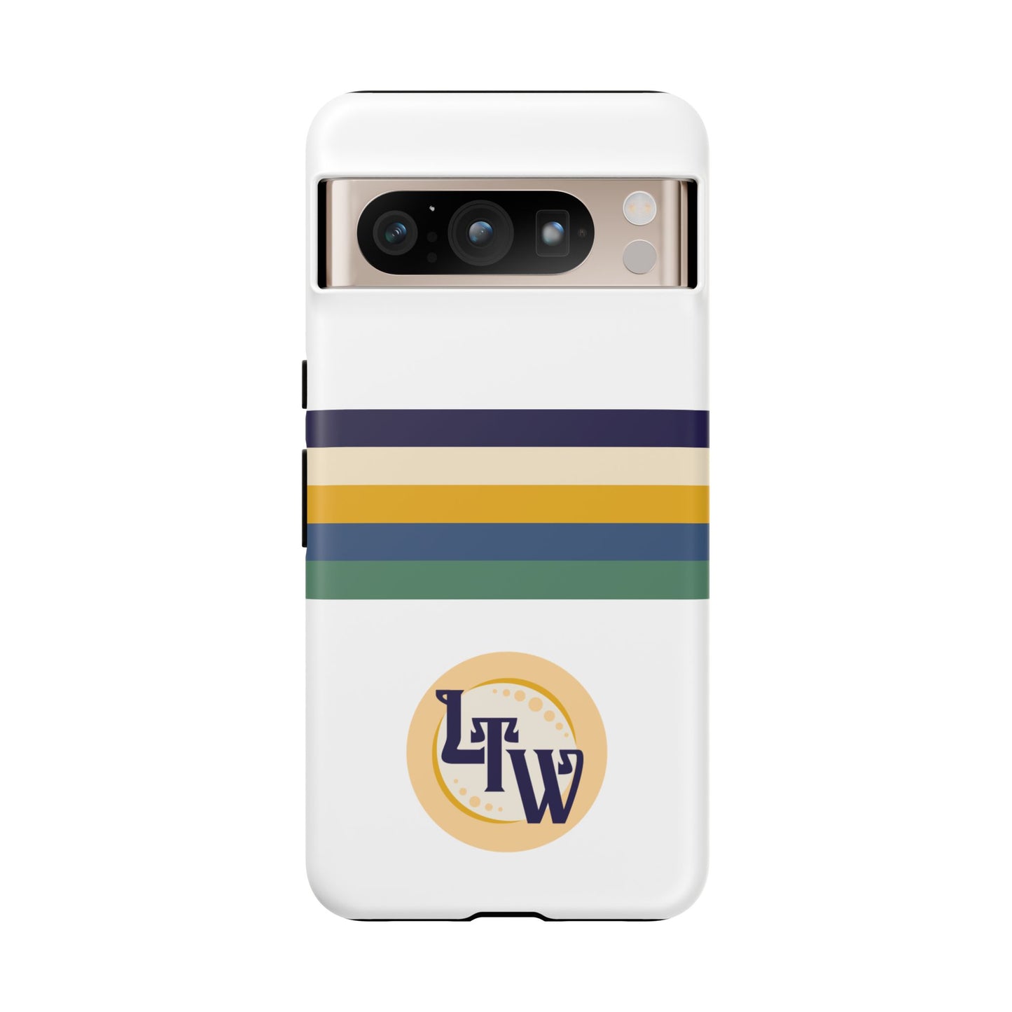 LTW Color Stripe and Monogram Tough Phone Case - Google Pixel
