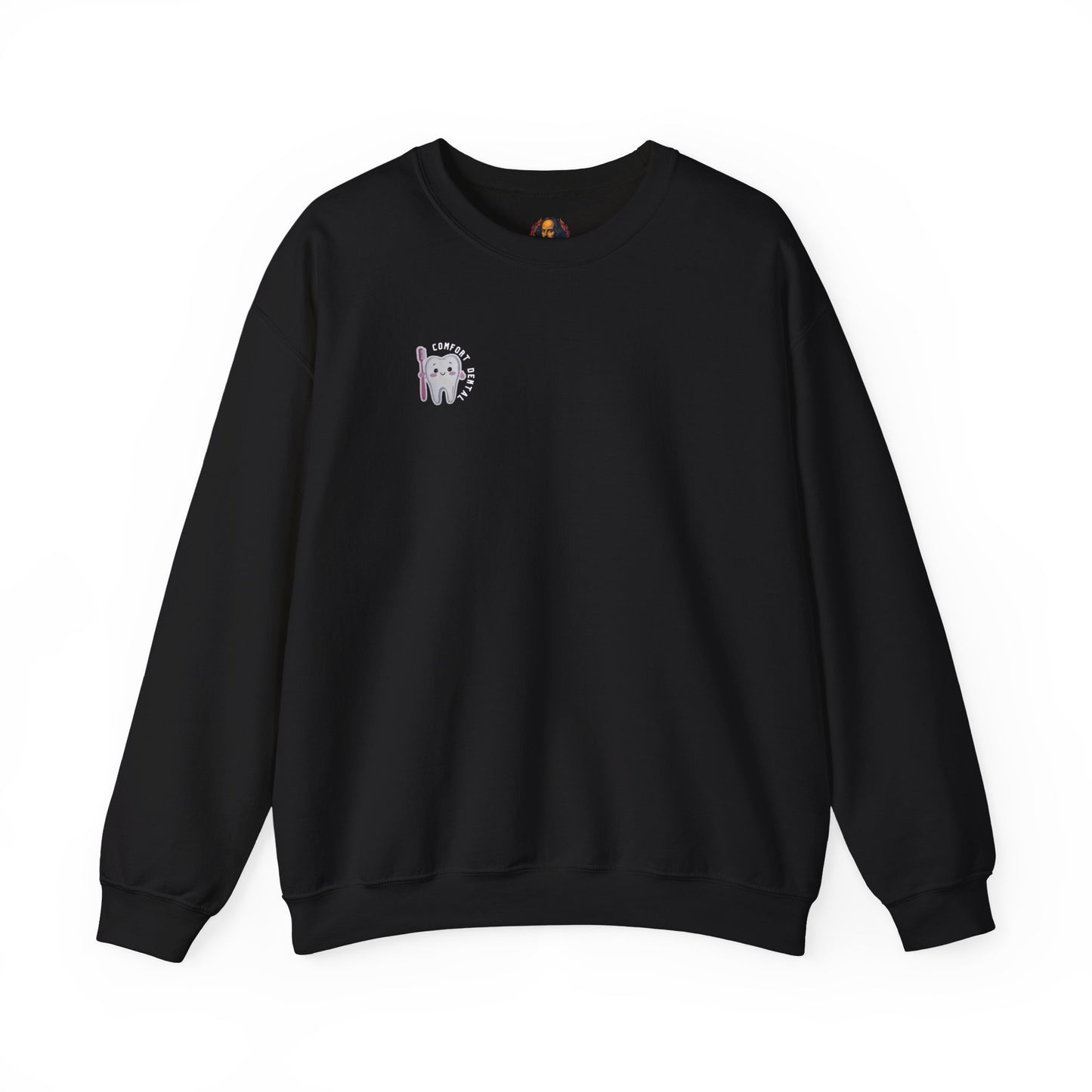 Comfort Dental Pocket Logo Crewneck Sweatshirt Unisex