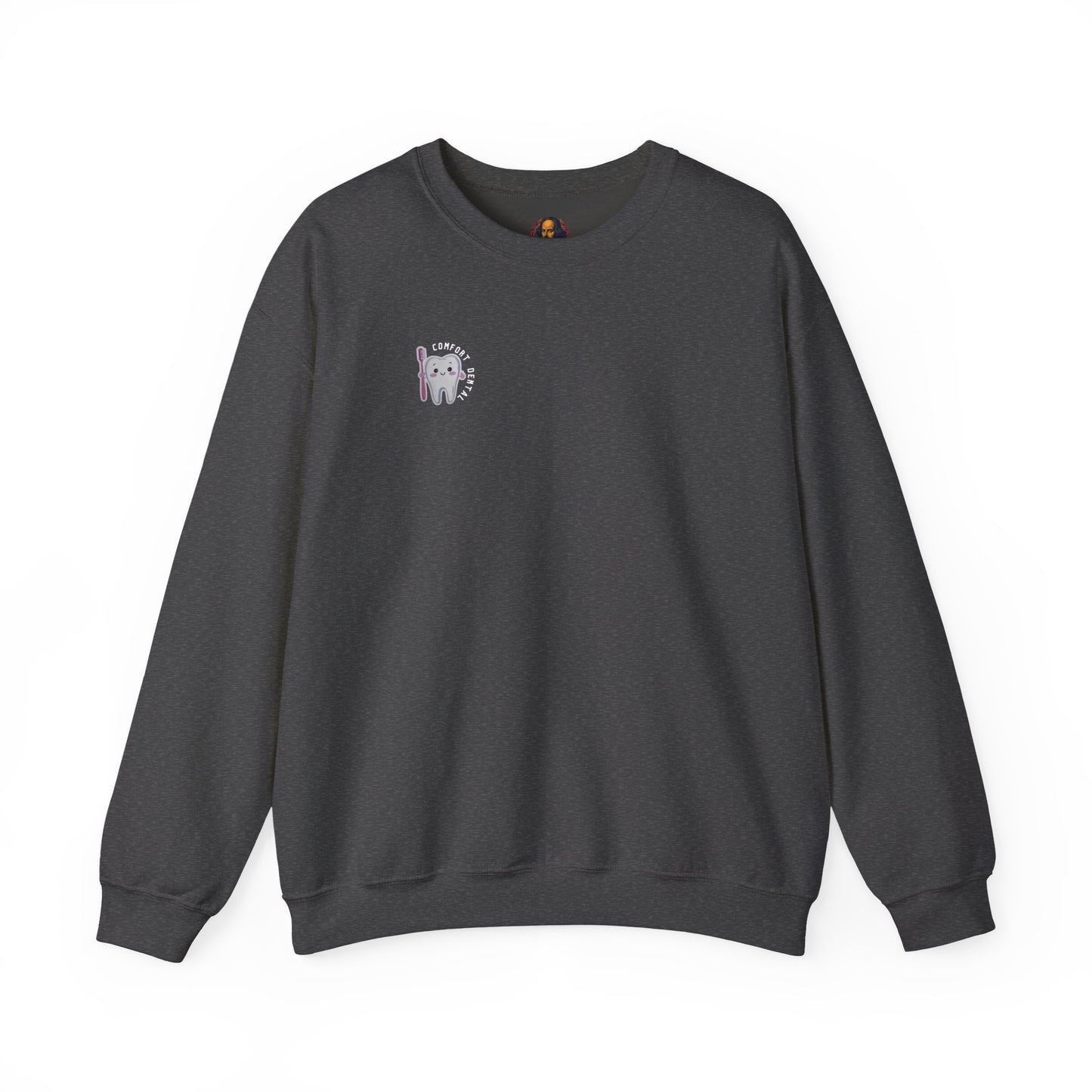 Comfort Dental Pocket Logo Crewneck Sweatshirt Unisex
