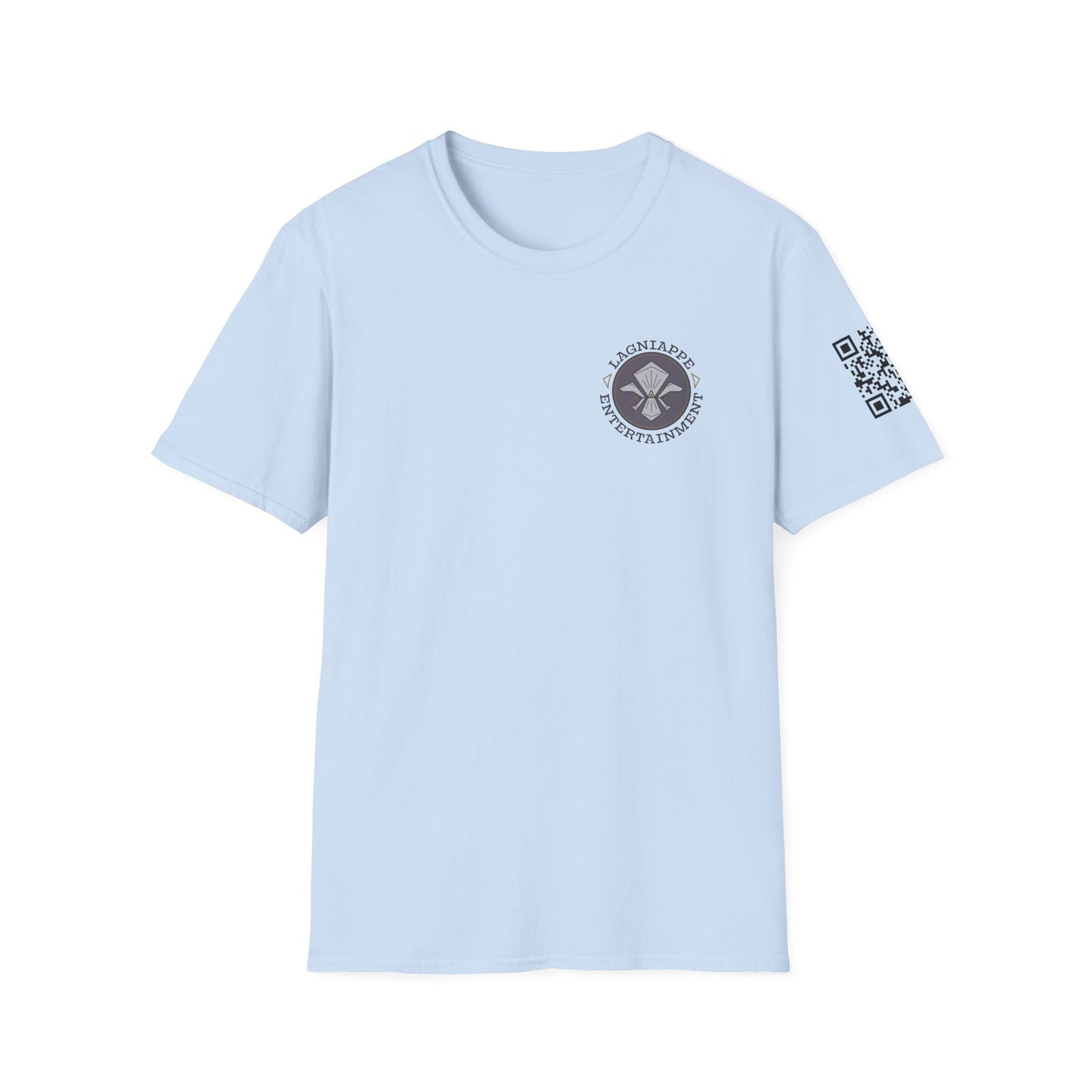 Lagniappe Entertainment Dark Color Logo - Unisex Jersey Tee, Casual Tee, Graphic T-Shirt, Unique Gift, Birthday Gift, Music Festival Apparel
