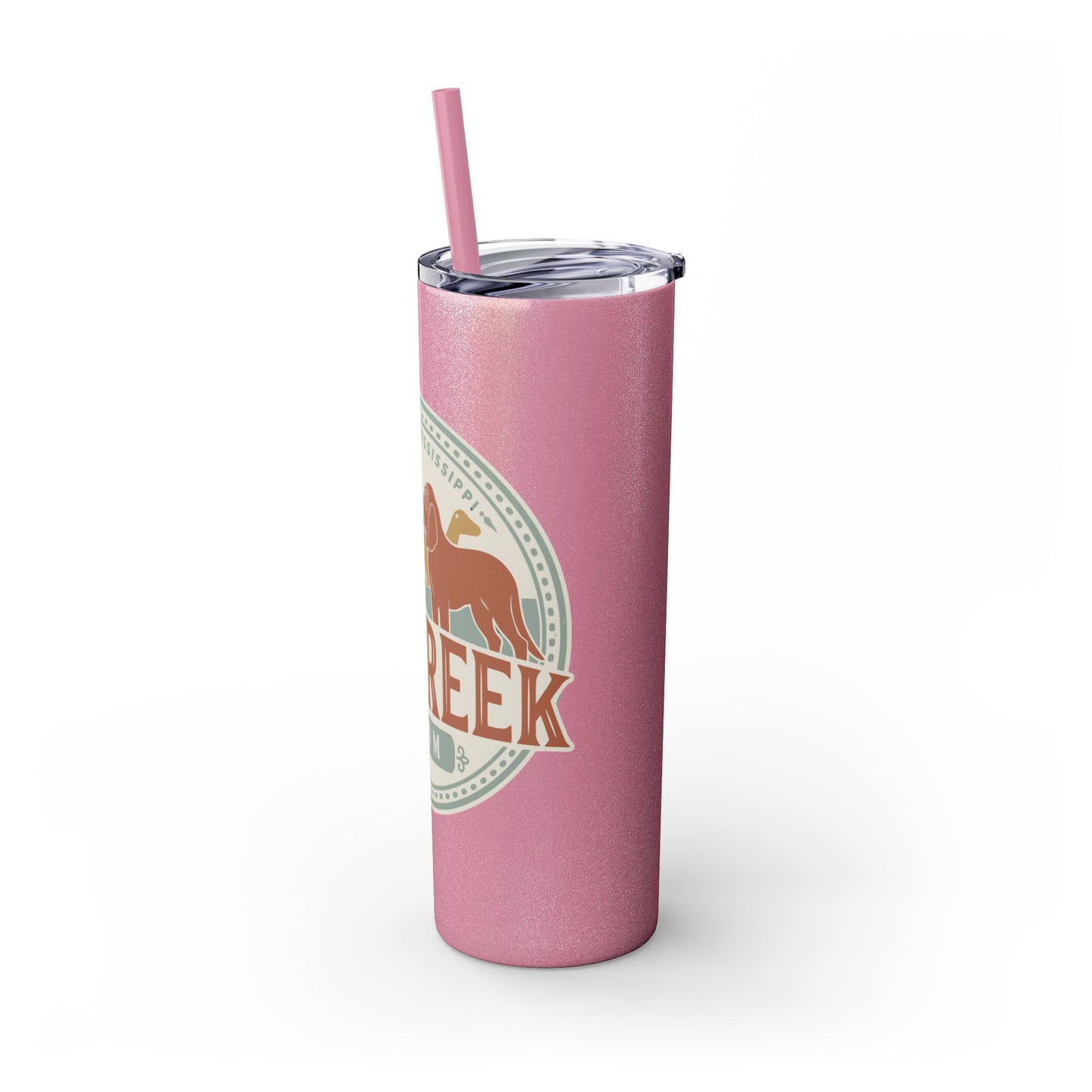 Big Creek Farm Skinny Tumbler with Straw, 20oz