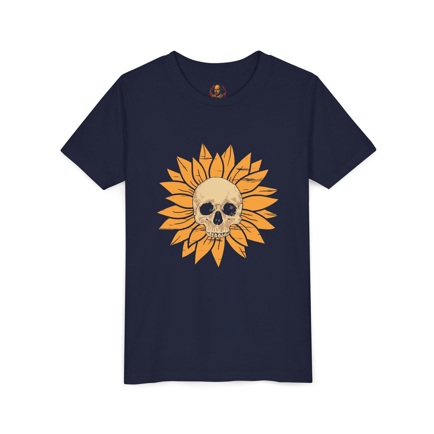 Skull Sunflower Youth Tee