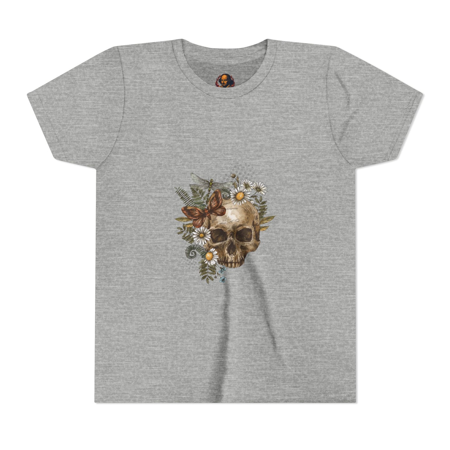 Goblincore Skull Youth Short Sleeve Tee