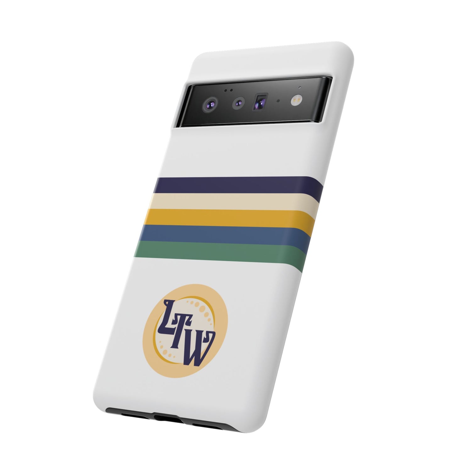 LTW Color Stripe and Monogram Tough Phone Case - Google Pixel
