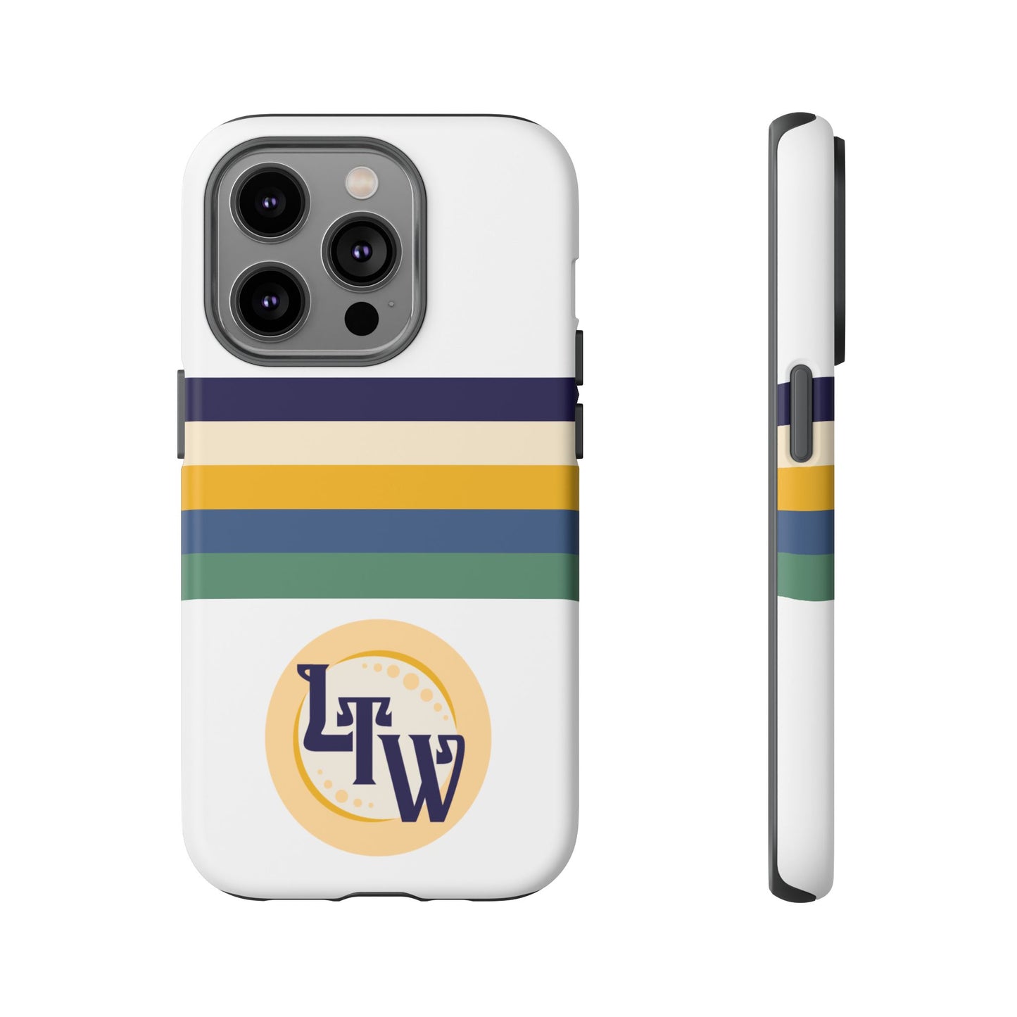 LTW Color Stripe and Monogram Tough Phone Case - iPhone