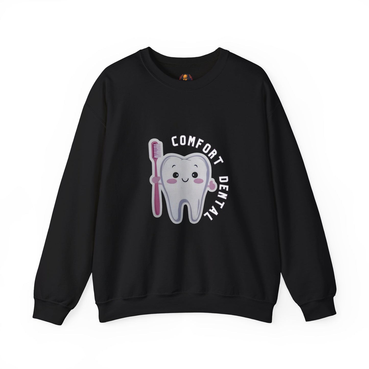 Comfort Dental Front Logo Crewneck Sweatshirt Unisex