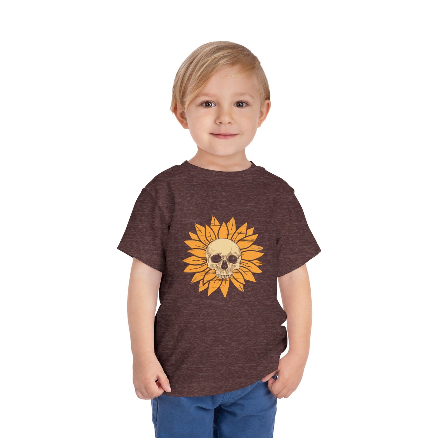 Skull Sunflower Toddler Tee