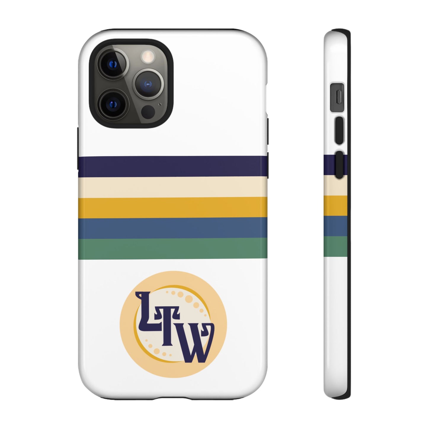 LTW Color Stripe and Monogram Tough Phone Case - iPhone