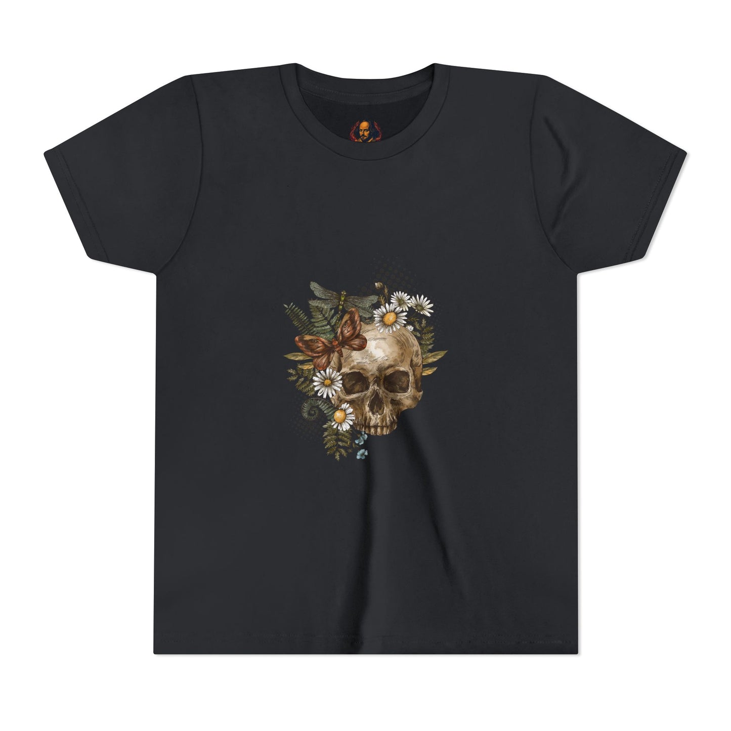 Goblincore Skull Youth Short Sleeve Tee