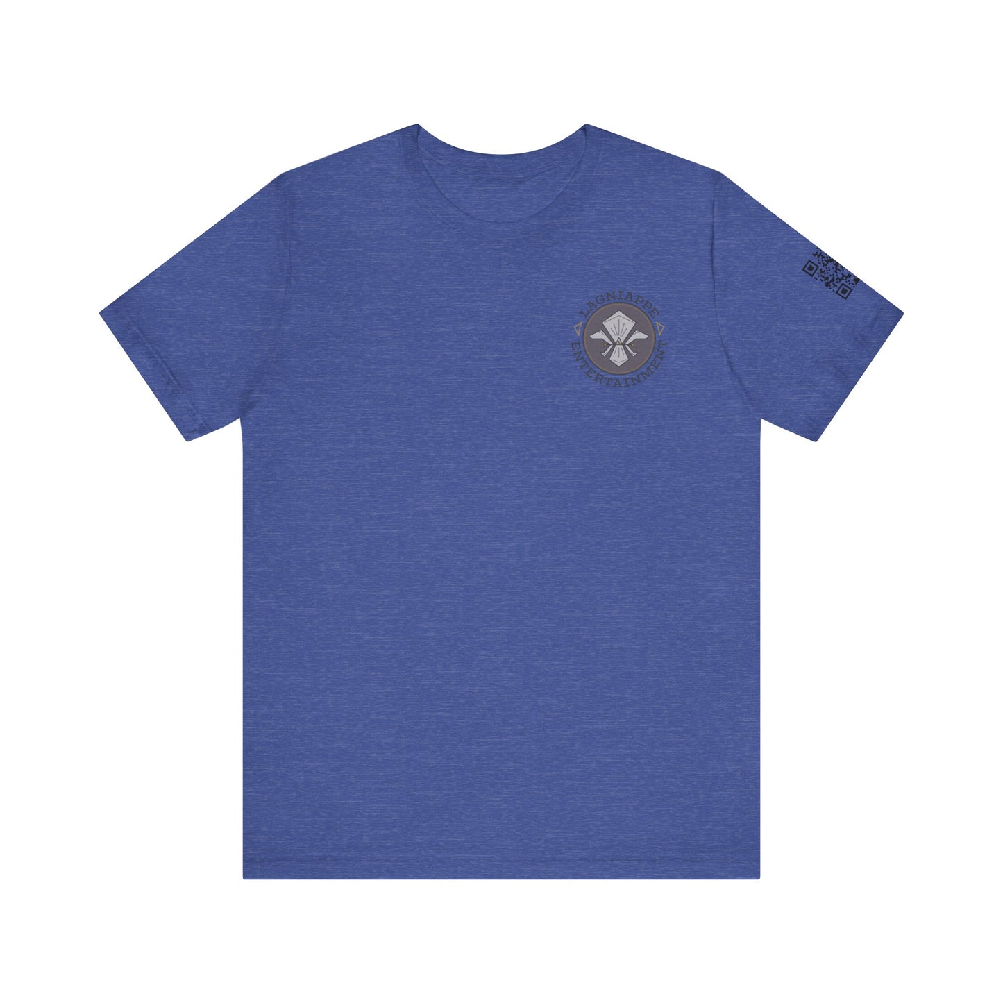 Lagniappe Entertainment Dark Color Logo - Unisex Jersey Tee, Casual Tee, Graphic T-Shirt, Unique Gift, Birthday Gift, Music Festival Apparel