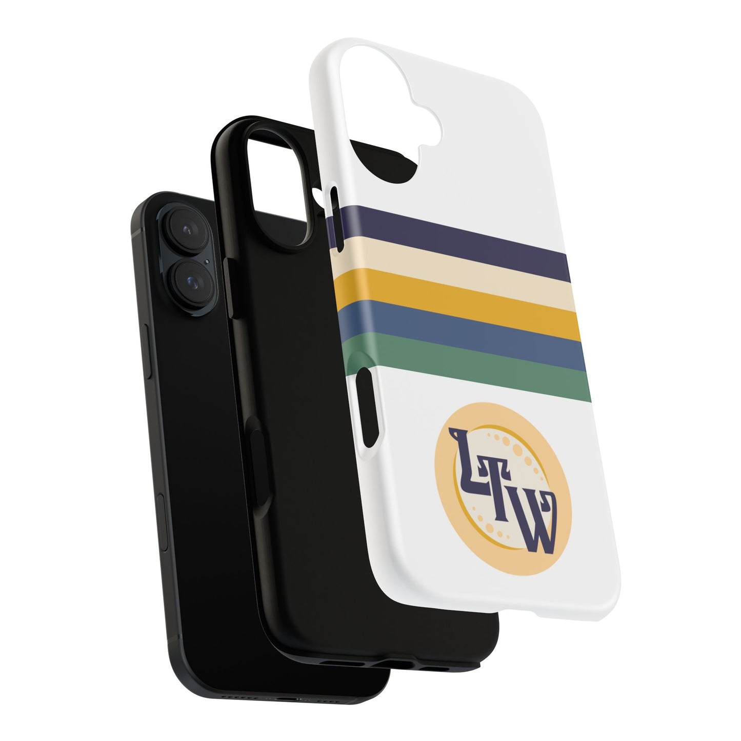 LTW Color Stripe and Monogram Tough Phone Case - iPhone