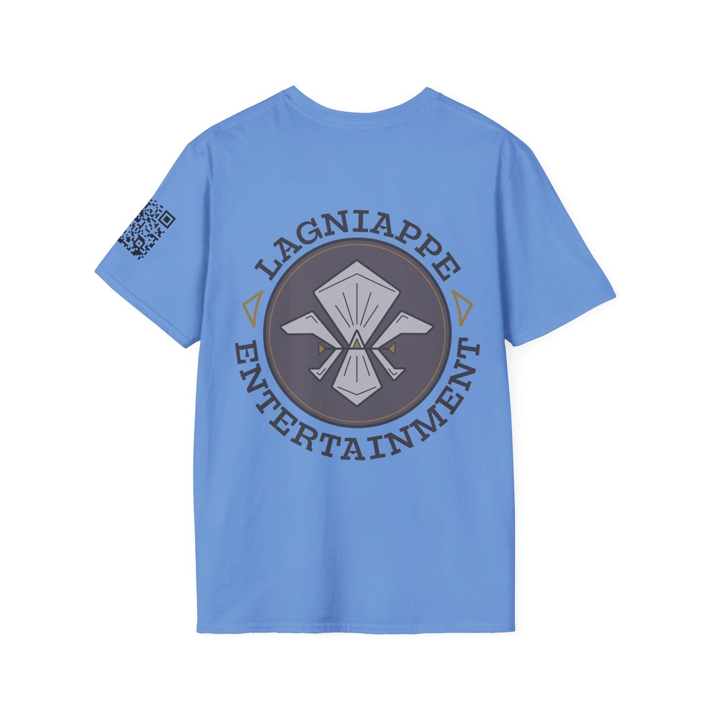 Lagniappe Entertainment Dark Color Logo - Unisex Jersey Tee, Casual Tee, Graphic T-Shirt, Unique Gift, Birthday Gift, Music Festival Apparel