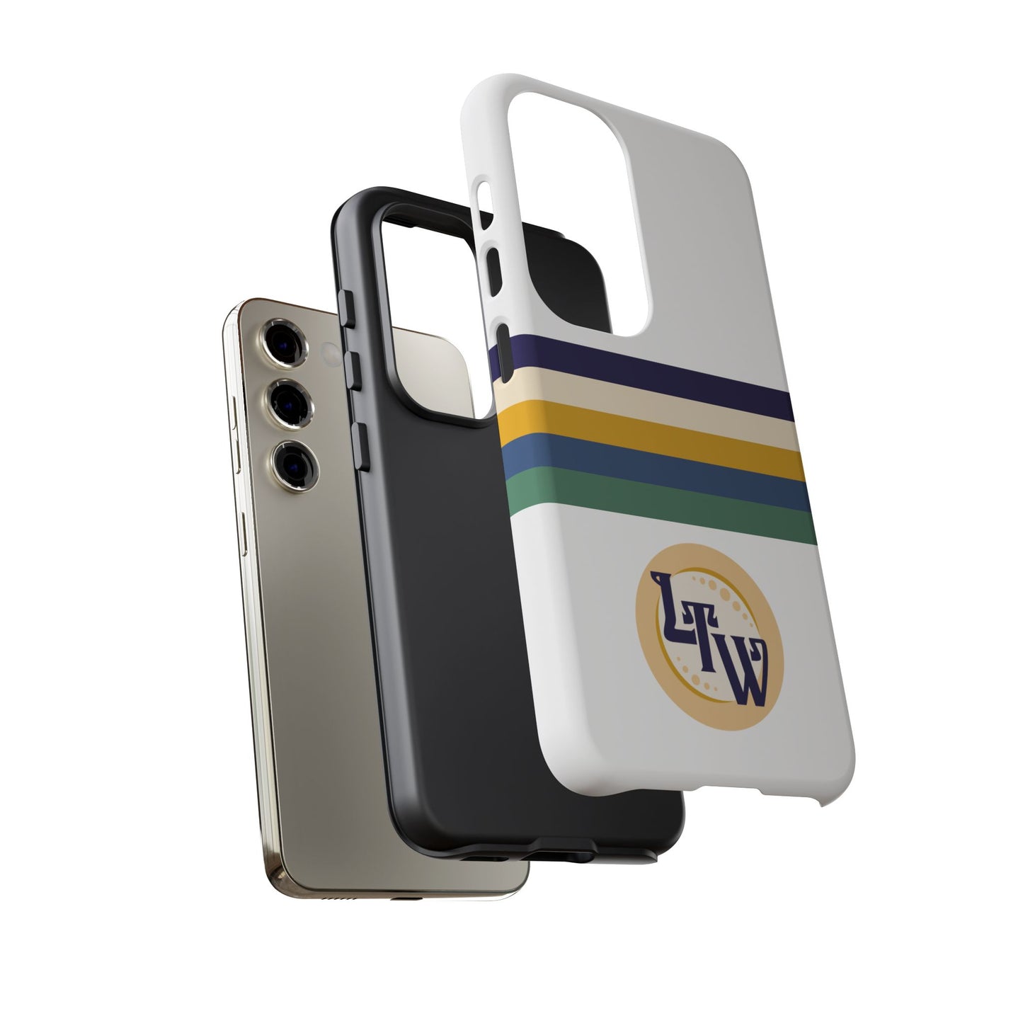 LTW Color Stripe and Monogram Tough Phone Case - Samsung