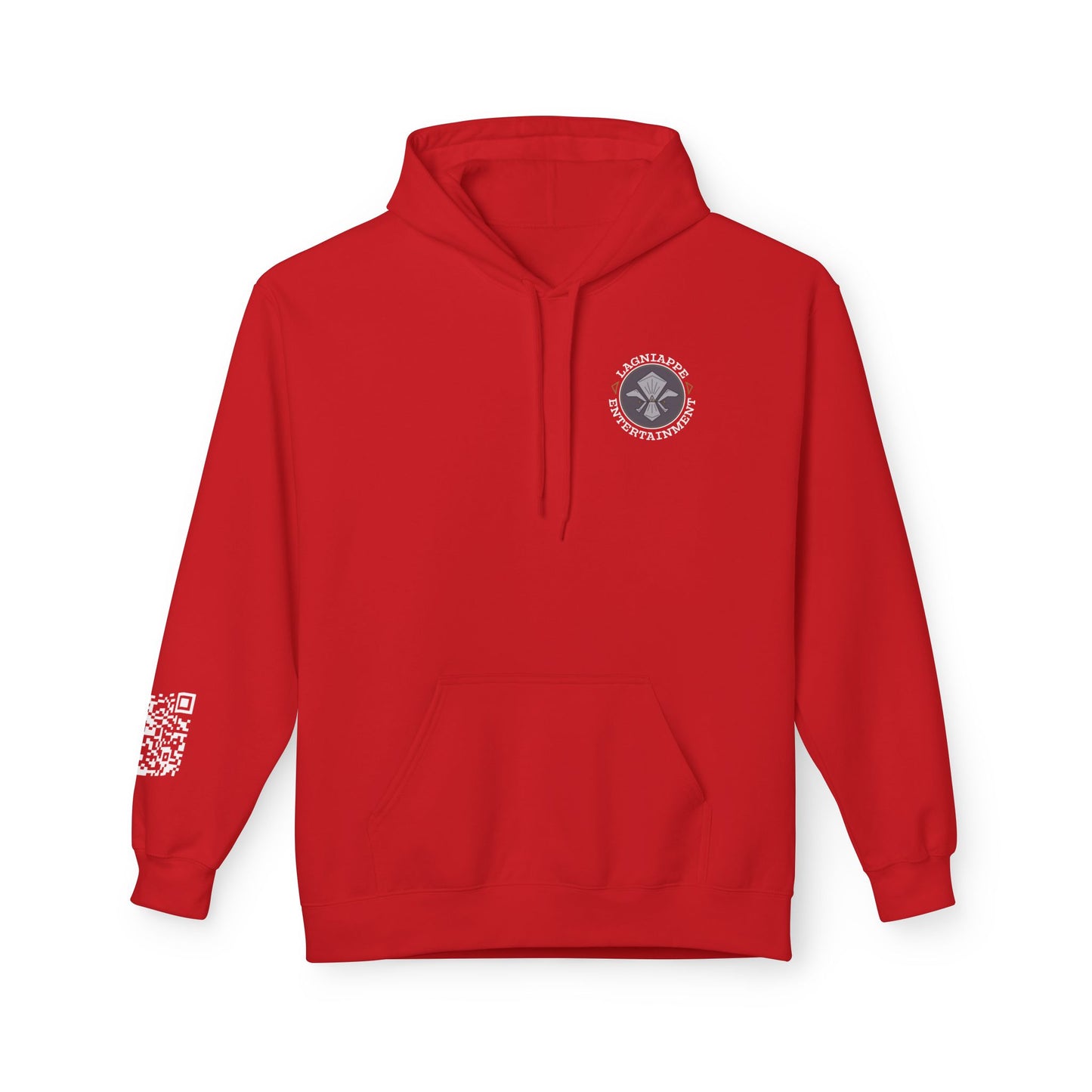 Lagniappe Entertainment Light Color Logo - Unisex Hoodie with Lagniappe Entertainment Design, Casual Streetwear, Gift for Music Lovers, Comfortable Layer, Festival Essential