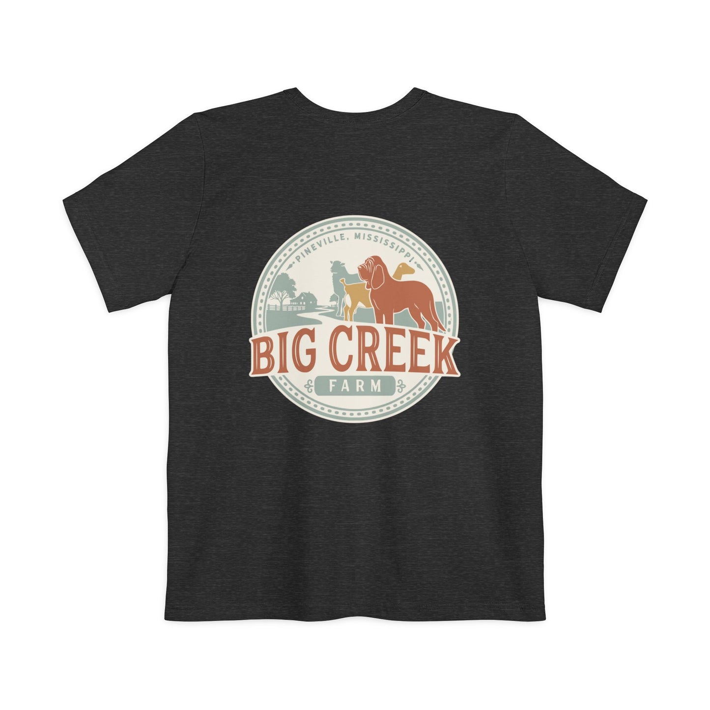Big Creek Farm Unisex Pocket T-shirt