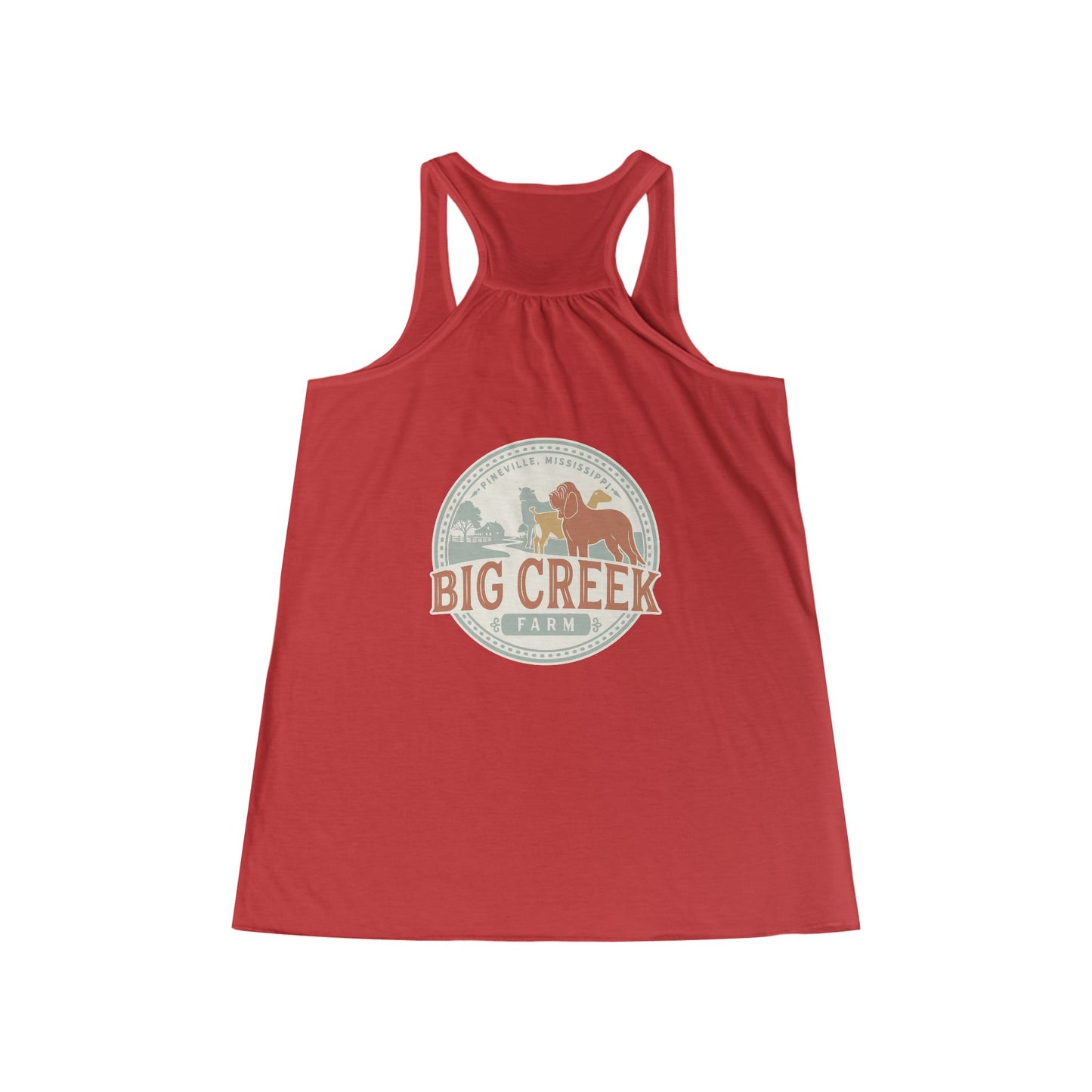 Big Creek Farm Women's Flowy Racerback Tank