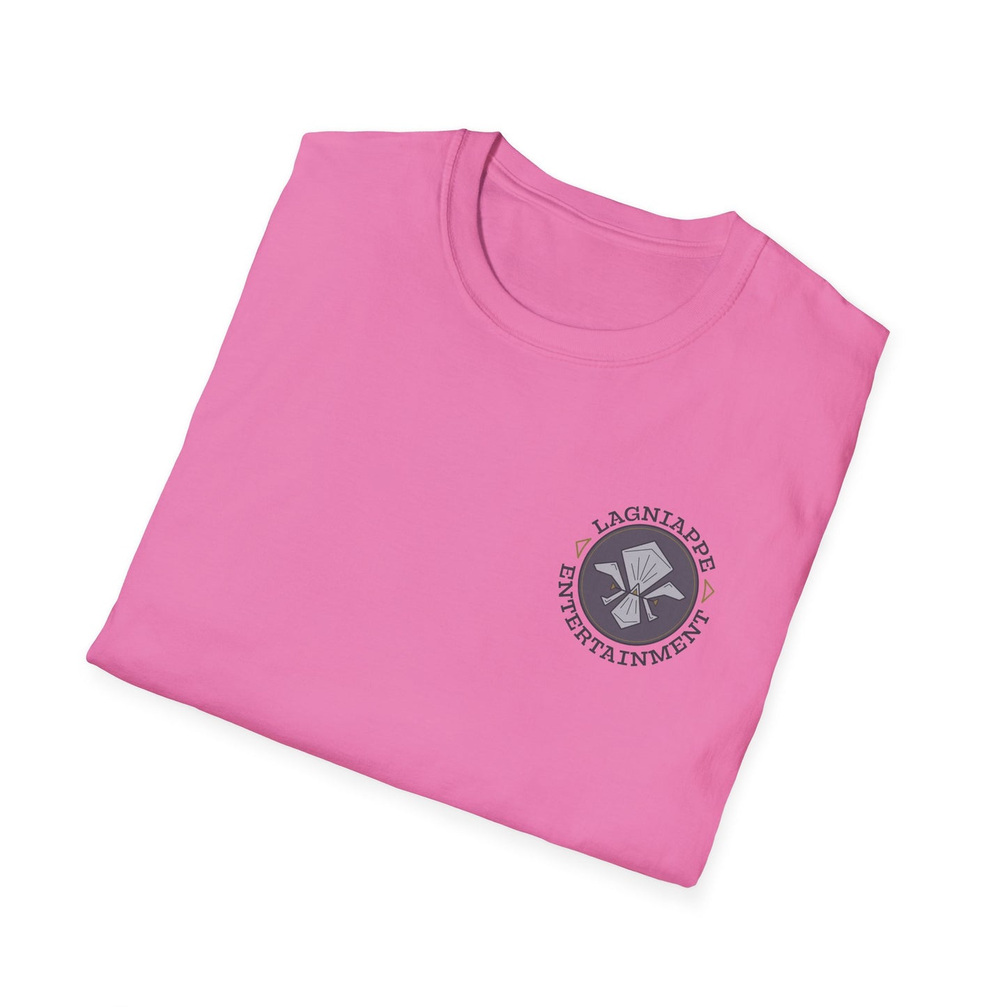 Lagniappe Entertainment Dark Color Logo - Unisex Jersey Tee, Casual Tee, Graphic T-Shirt, Unique Gift, Birthday Gift, Music Festival Apparel