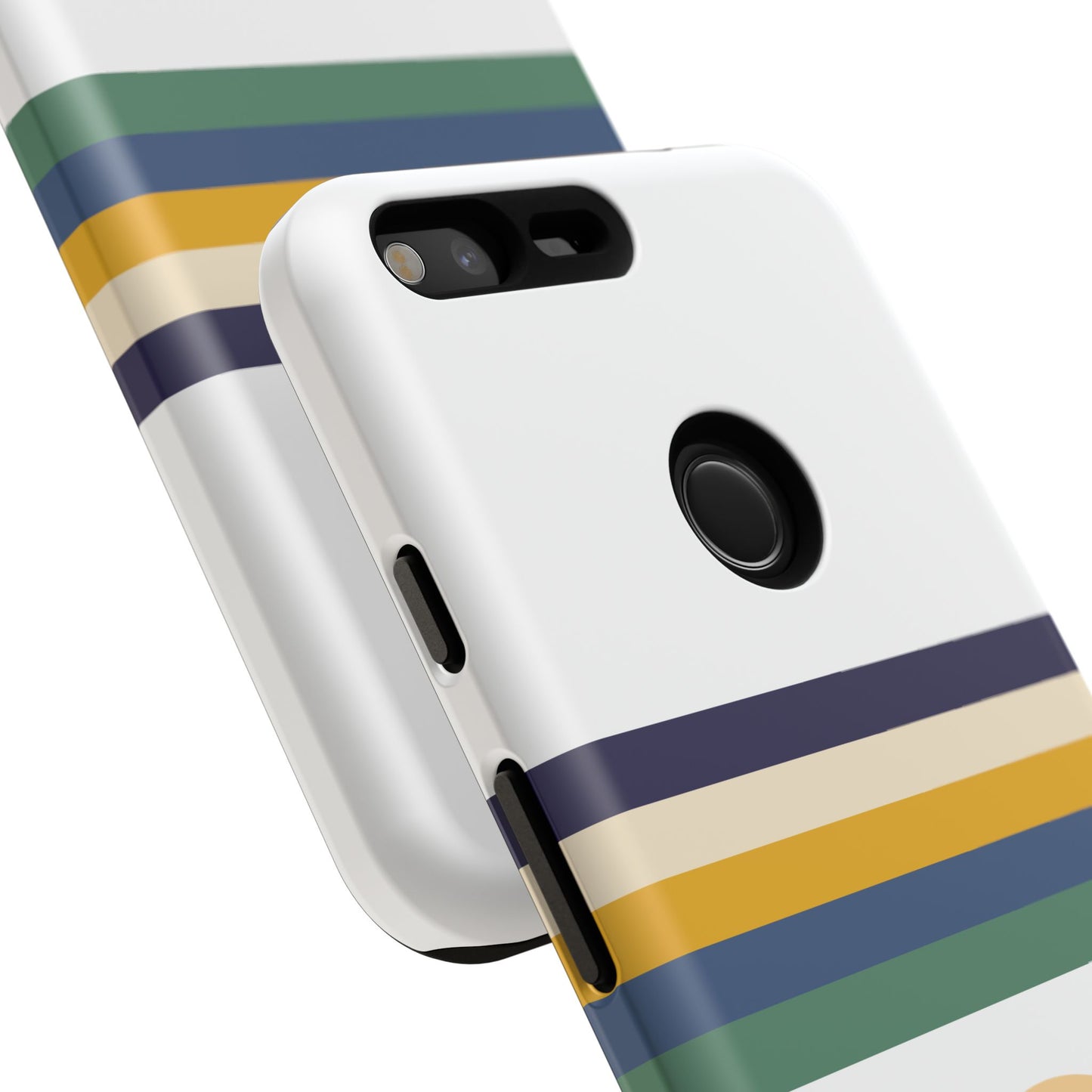 LTW Color Stripe and Monogram Tough Phone Case - Google Pixel