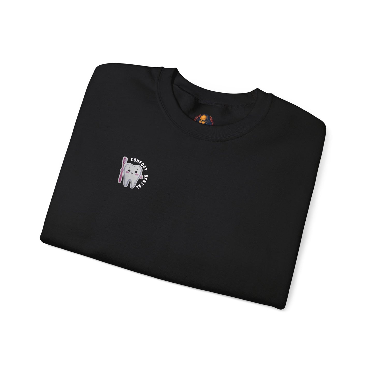 Comfort Dental Pocket Logo Crewneck Sweatshirt Unisex