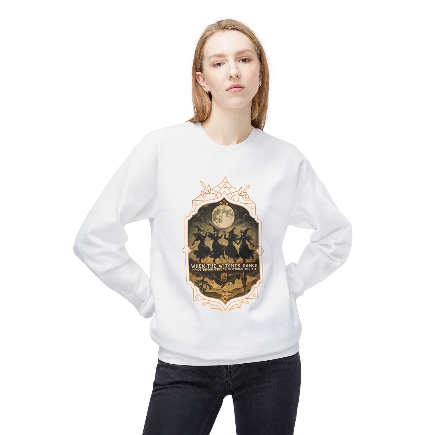 When the witches dance, all the world is turned upside down Unisex Long Sleeve Tee