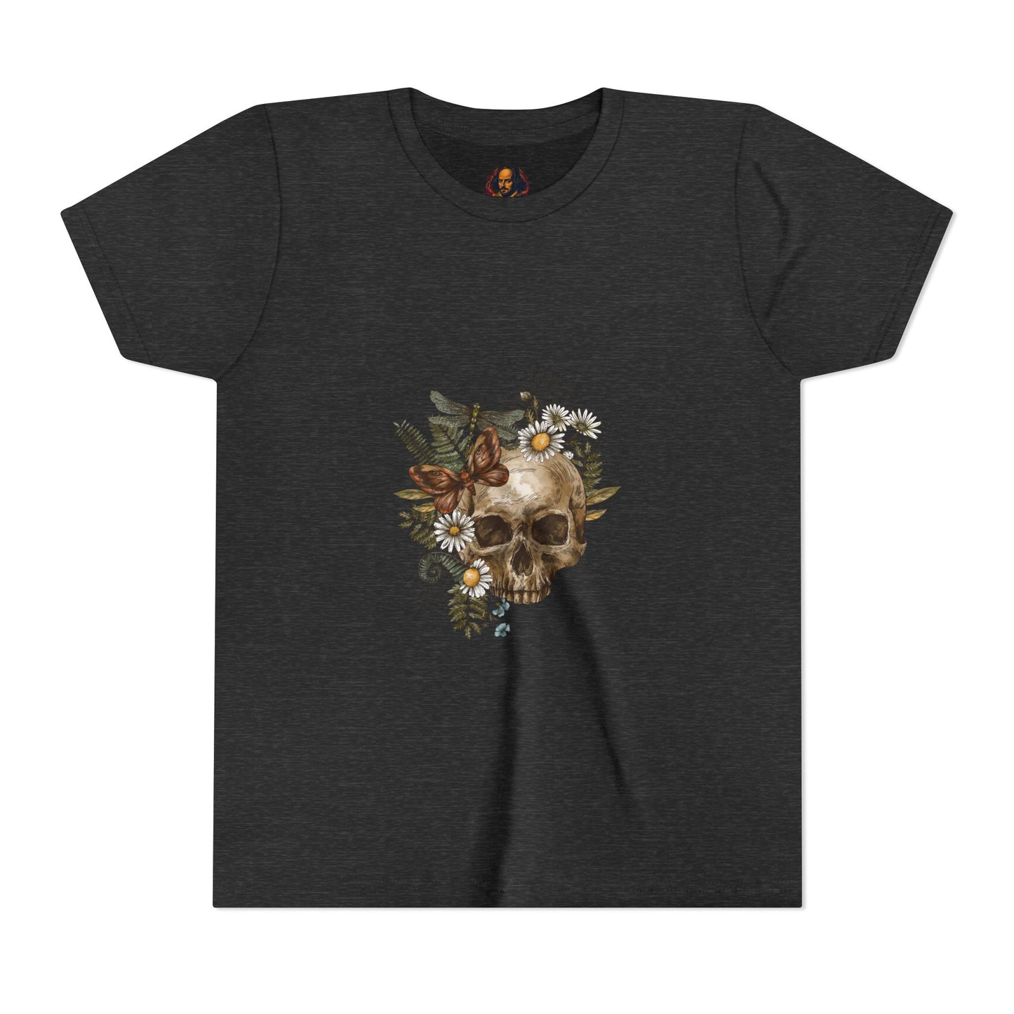 Goblincore Skull Youth Short Sleeve Tee