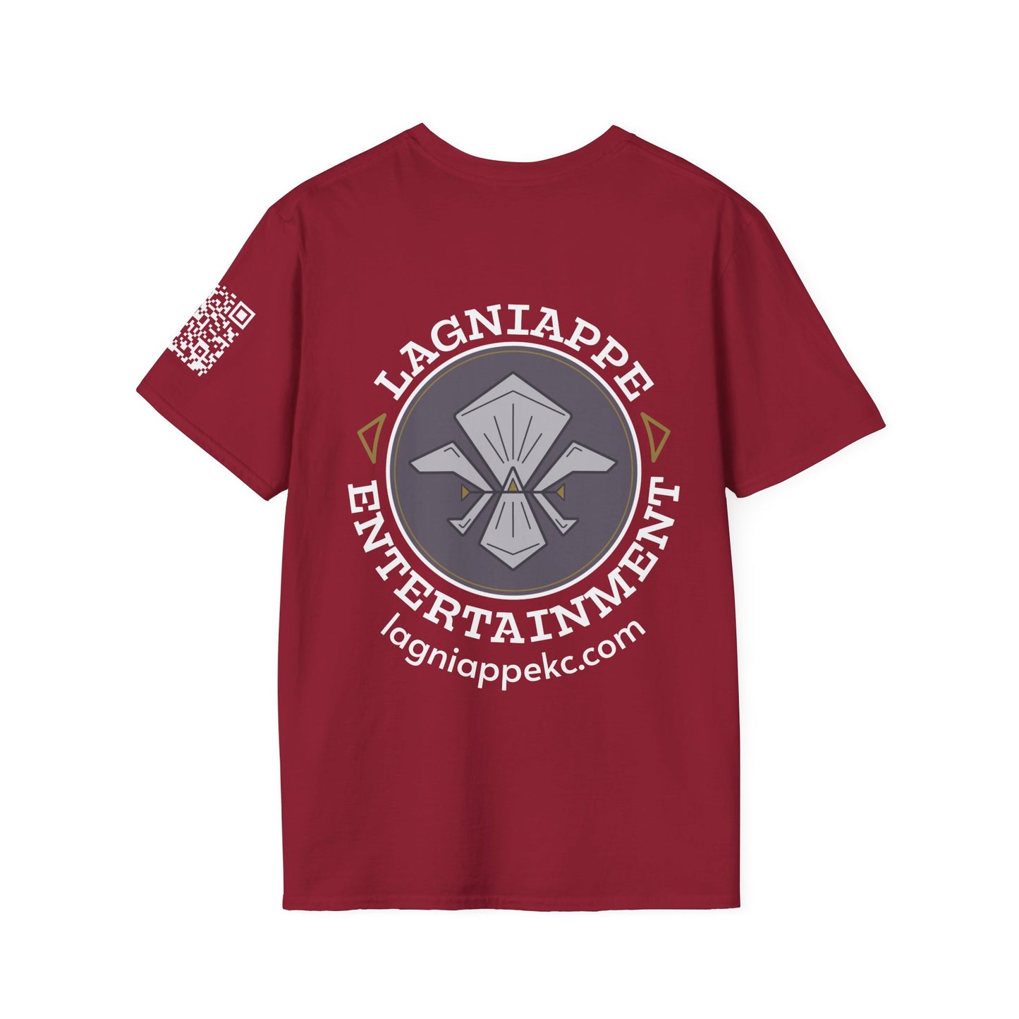 Lagniappe Entertainment Light Color Logo - Unisex Graphic Tee for Music Lovers, Casual Wear, Concerts, Gifts for Him/Her, Everyday T-Shirt