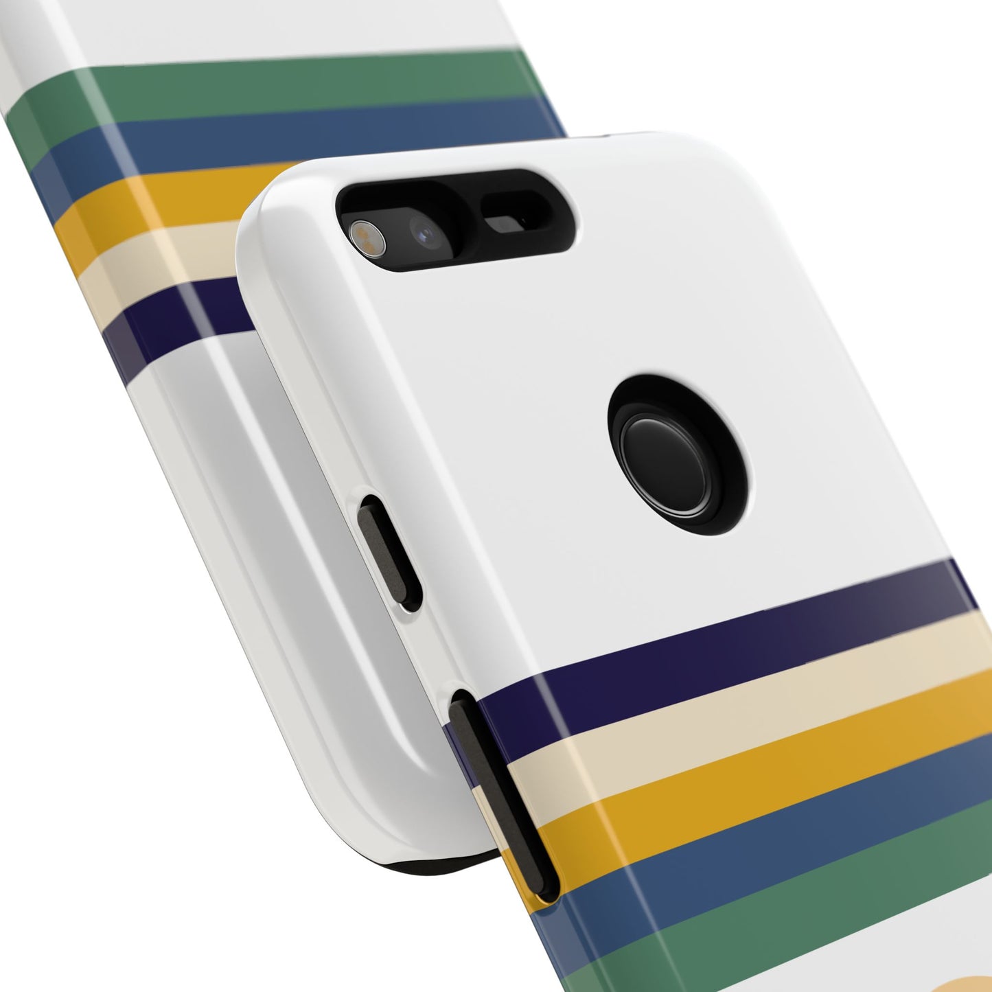 LTW Color Stripe and Monogram Tough Phone Case - Google Pixel