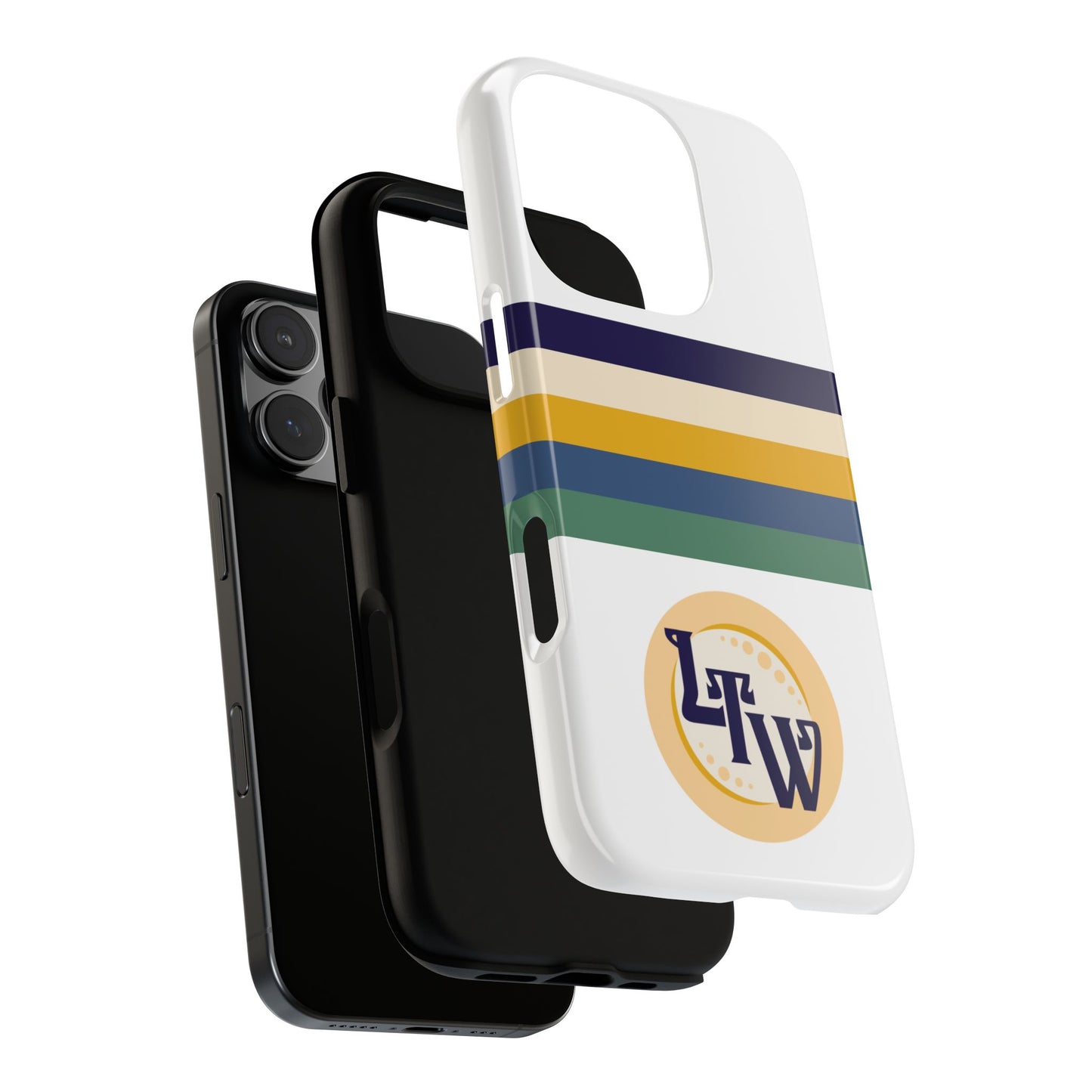 LTW Color Stripe and Monogram Tough Phone Case - iPhone
