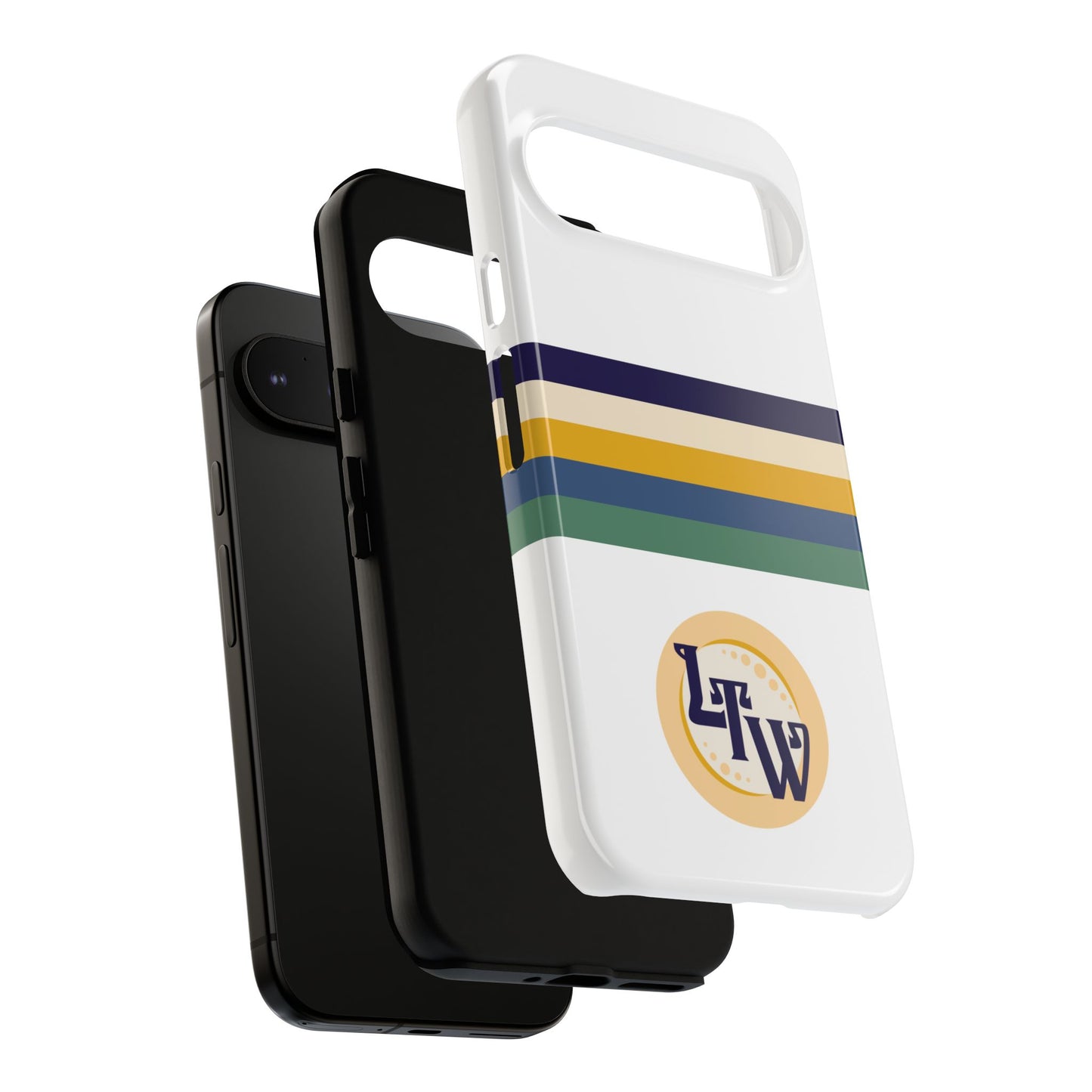 LTW Color Stripe and Monogram Tough Phone Case - Google Pixel