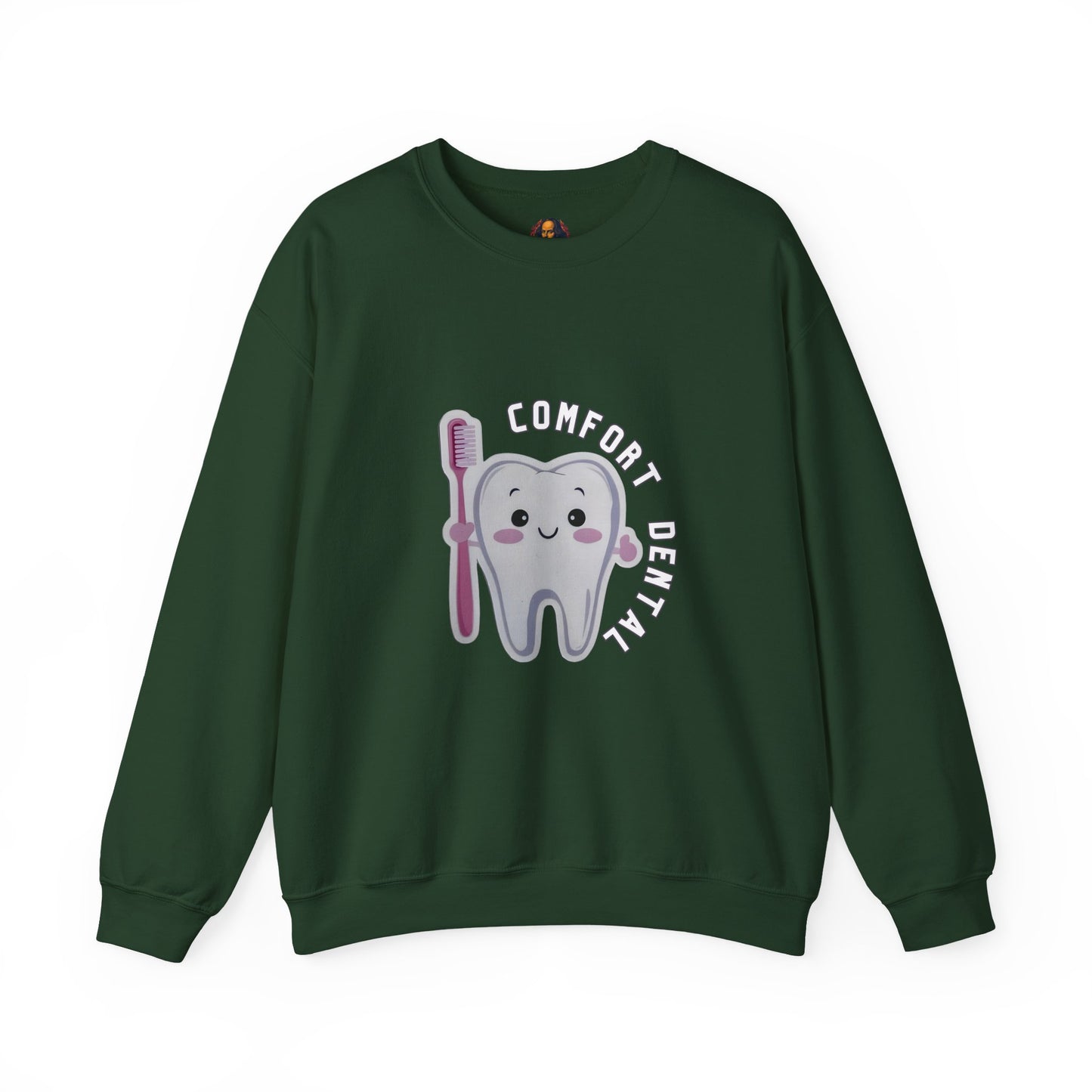 Comfort Dental Front Logo Crewneck Sweatshirt Unisex