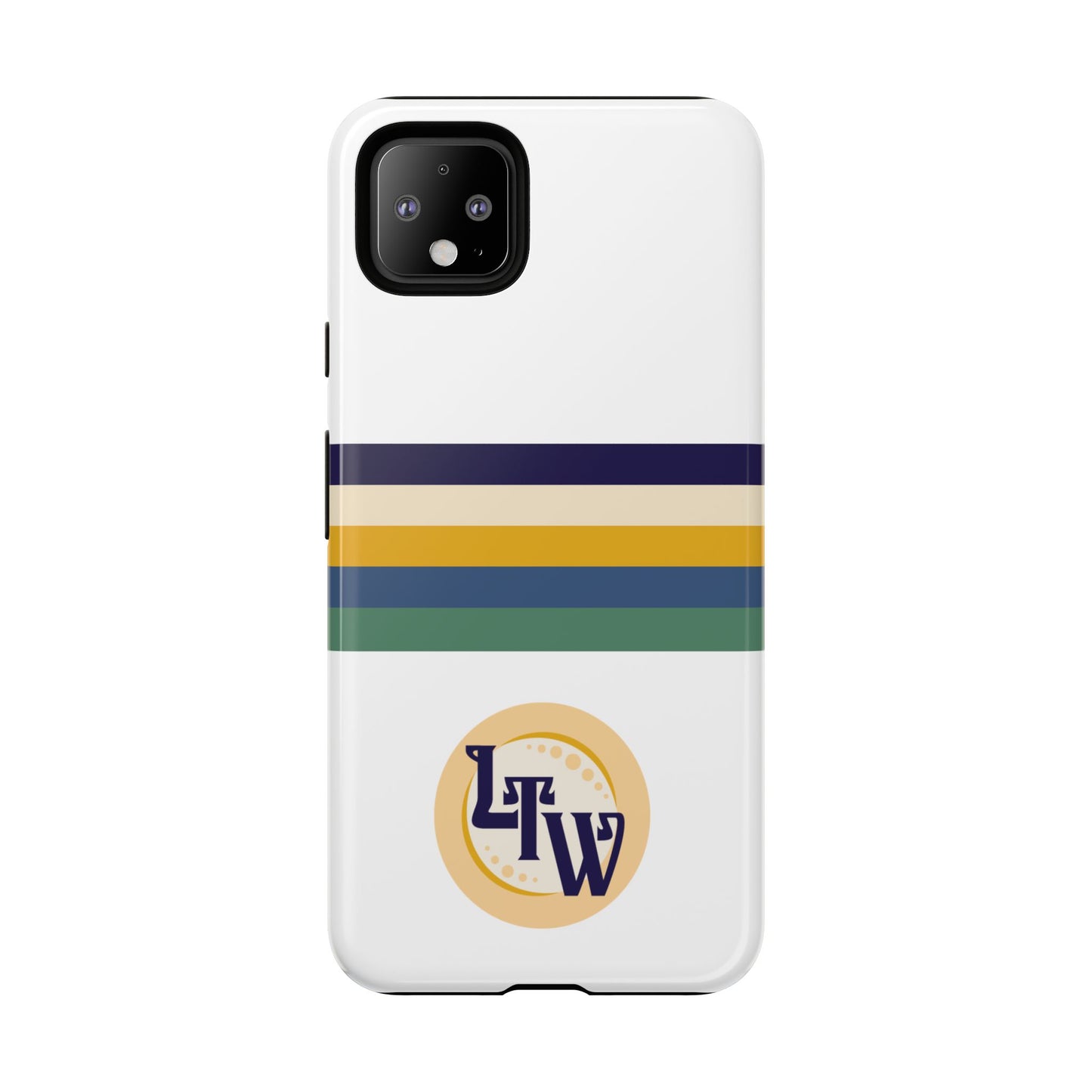 LTW Color Stripe and Monogram Tough Phone Case - Google Pixel