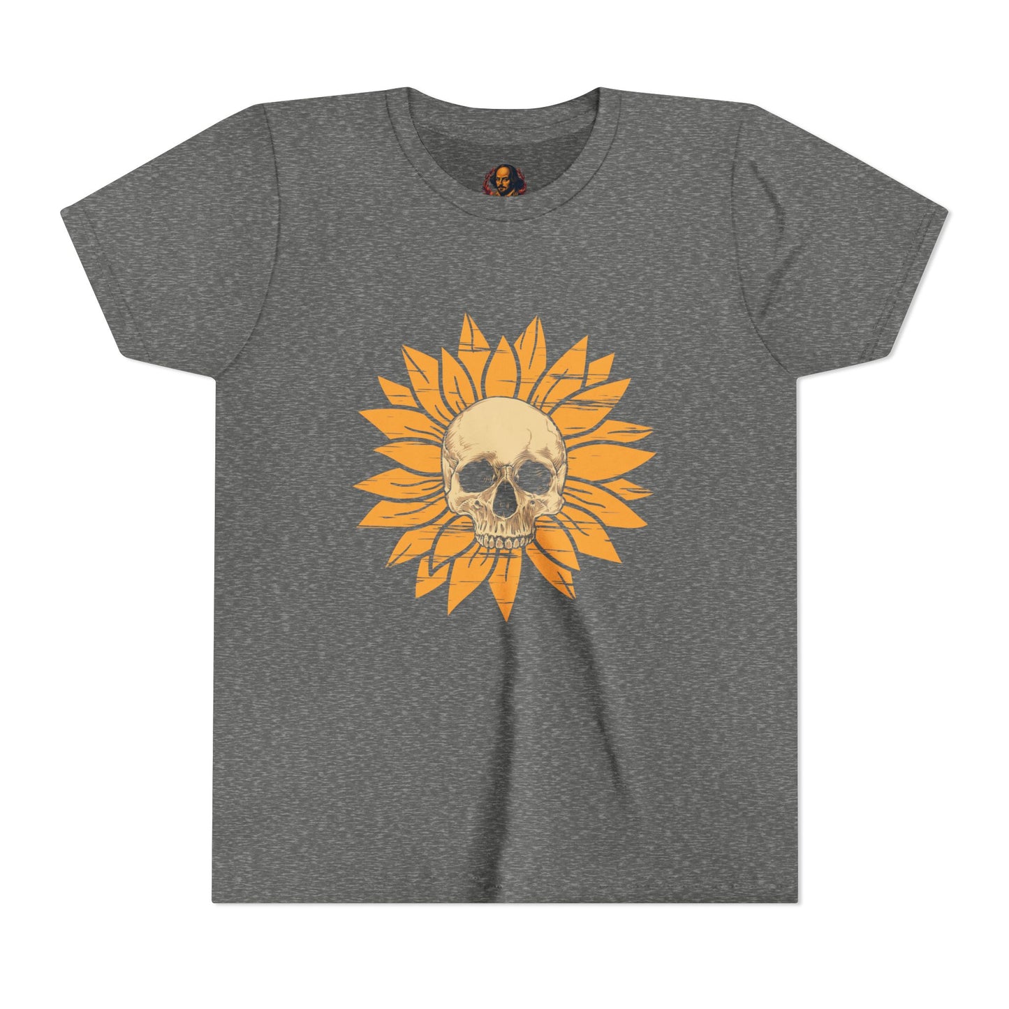 Skull Sunflower Youth Tee
