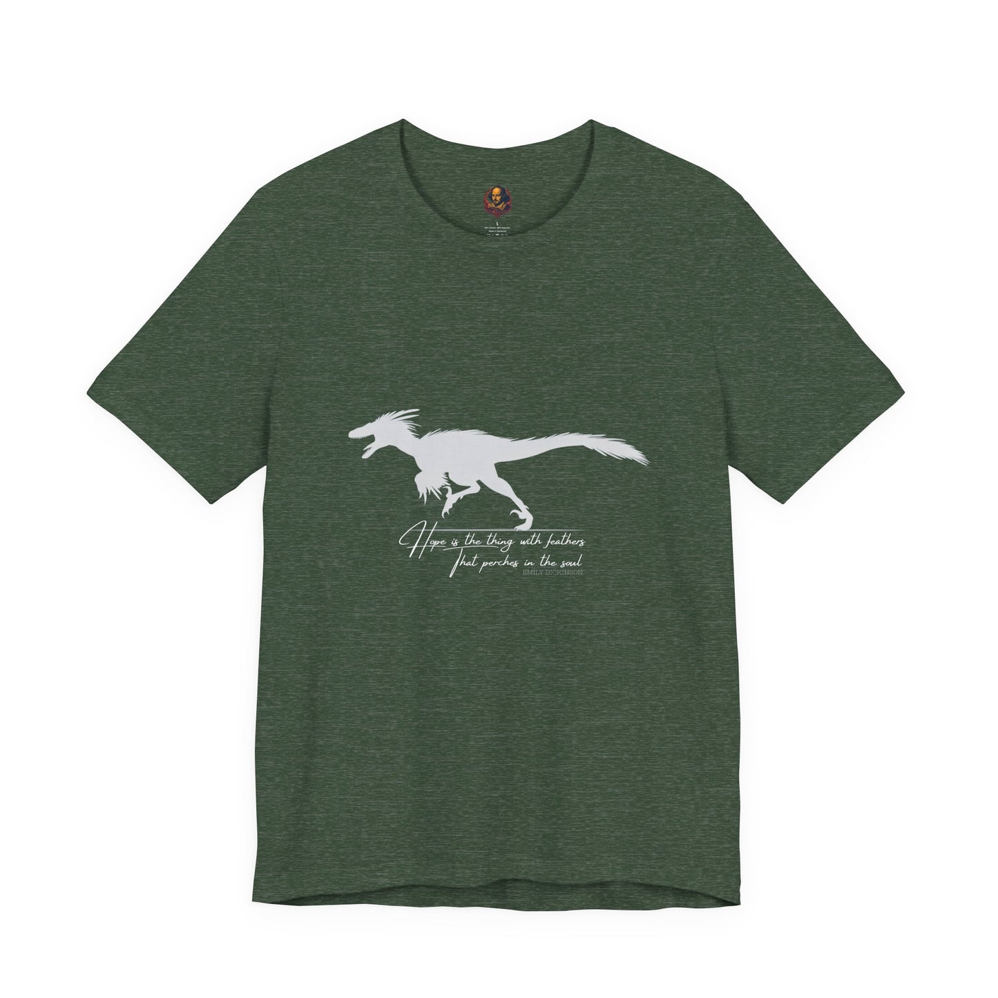 Hope is the thing with feathers Unisex Tee