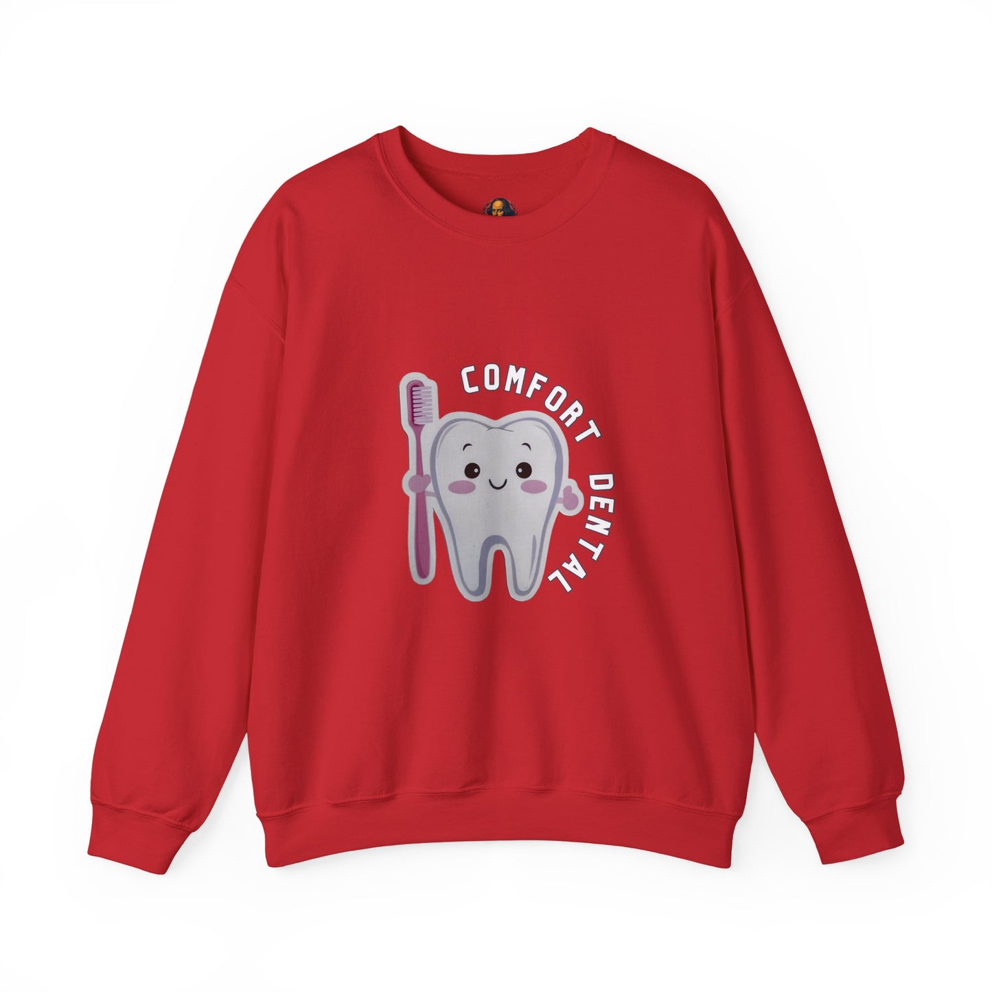 Comfort Dental Front Logo Crewneck Sweatshirt Unisex