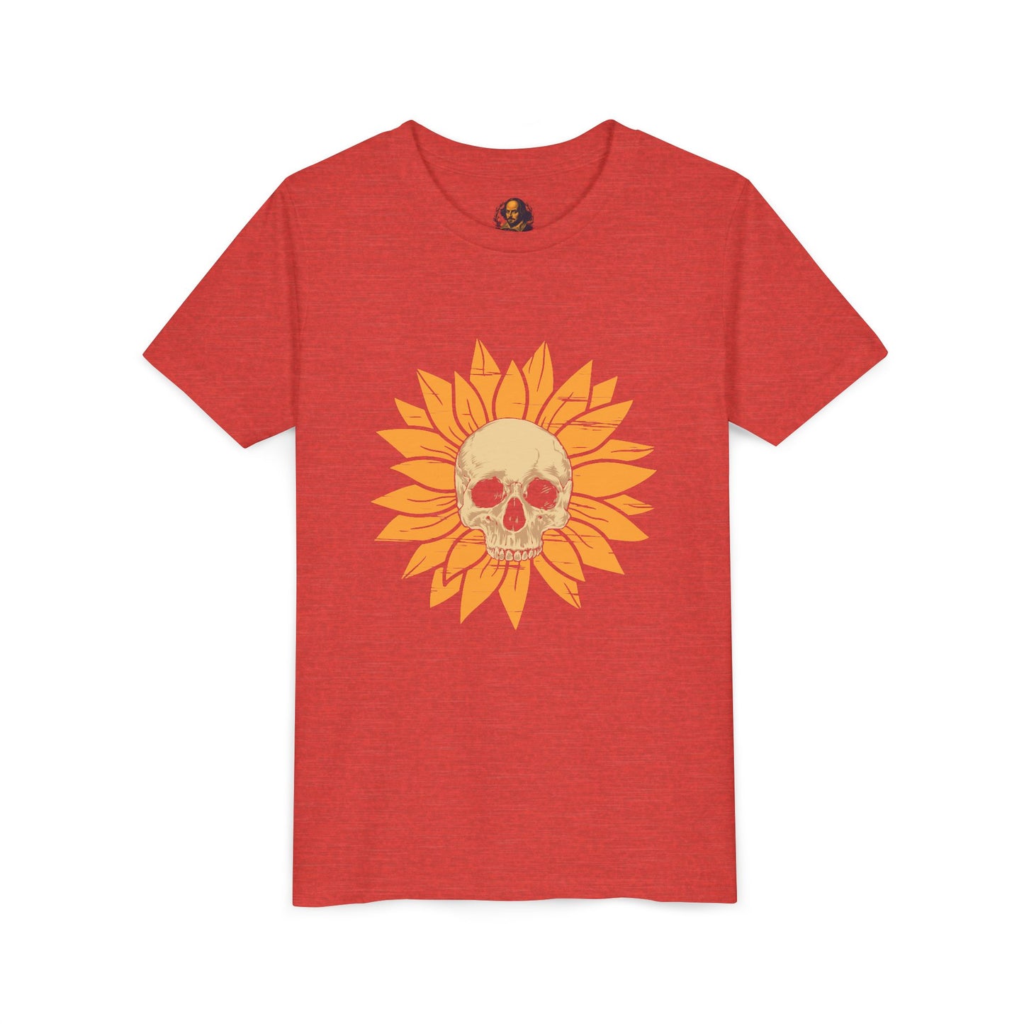 Skull Sunflower Youth Tee