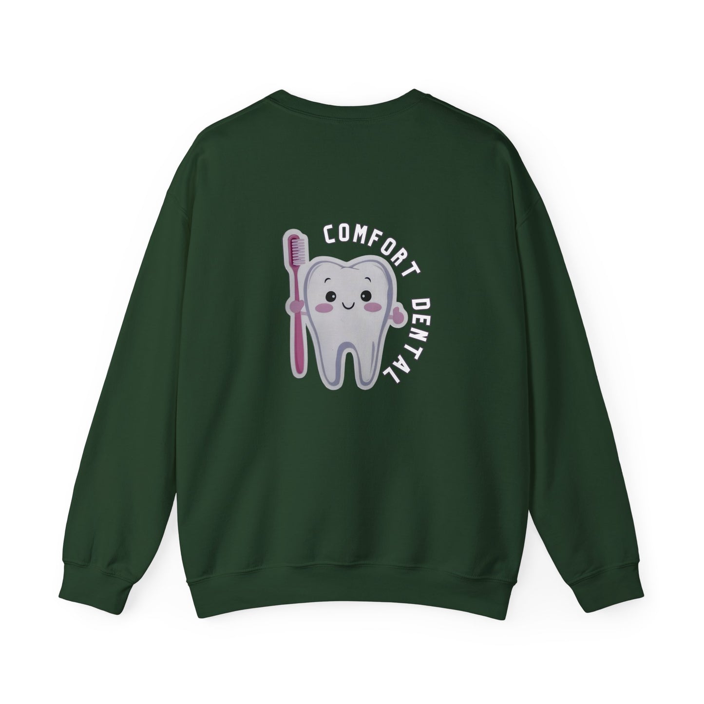 Comfort Dental Back Logo Crewneck Sweatshirt Unisex