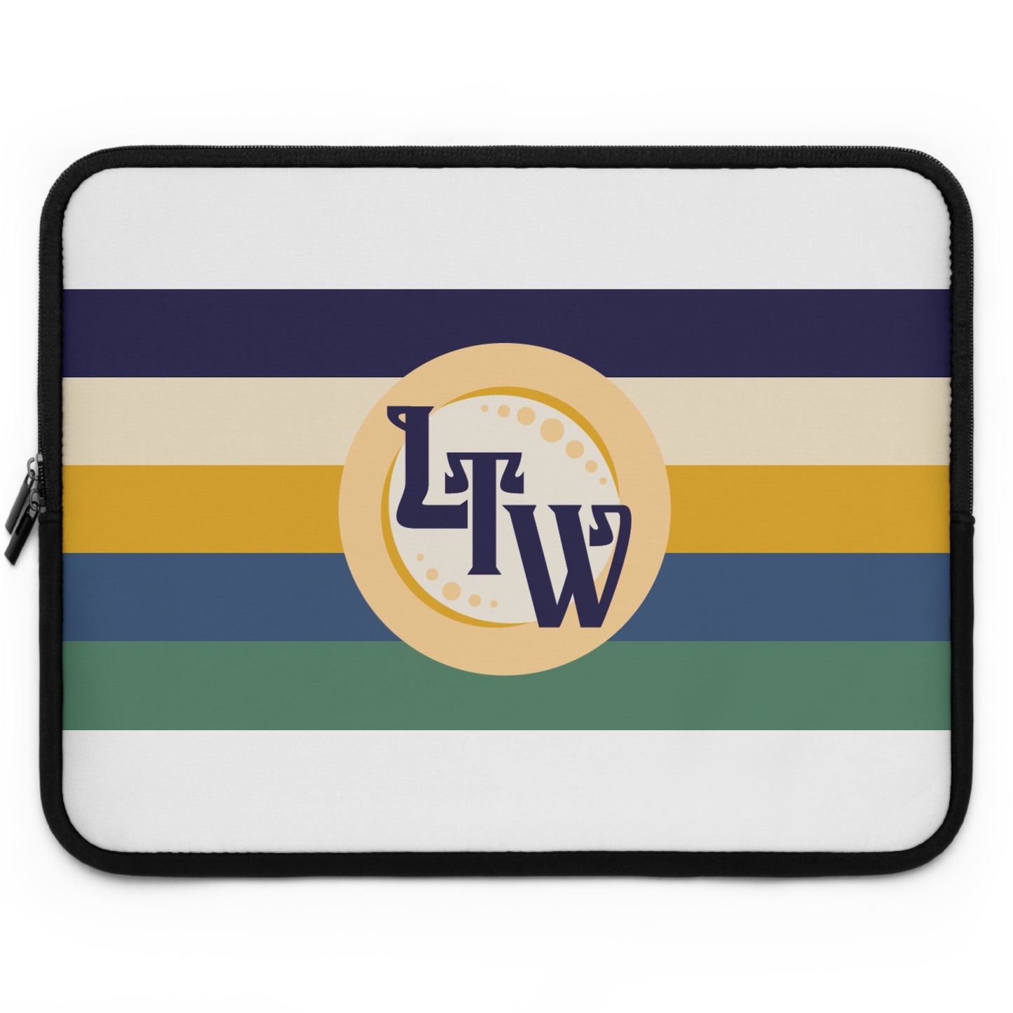 LTW Color Stripe and Monogram Laptop Sleeve