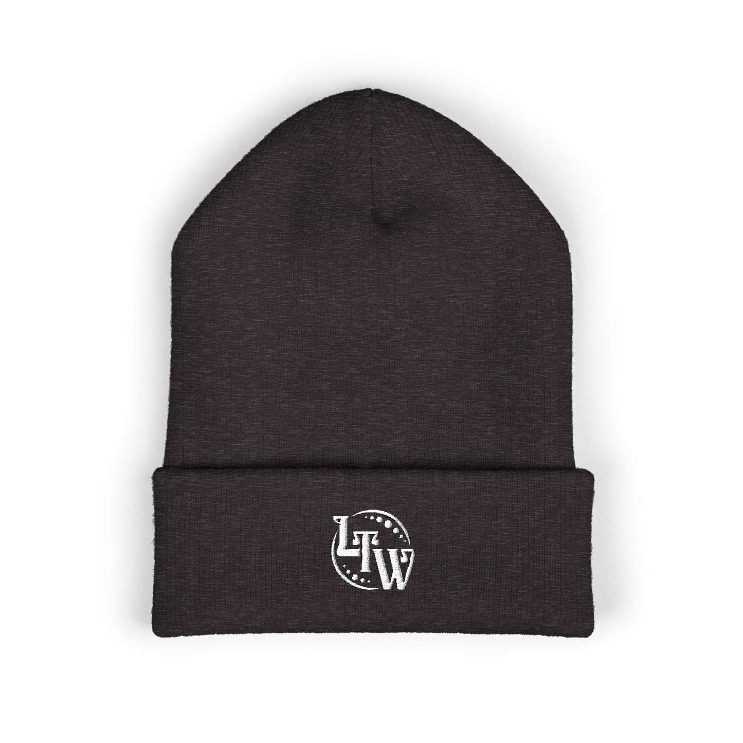 LTW Monogram Embroidered Cuffed Beanie