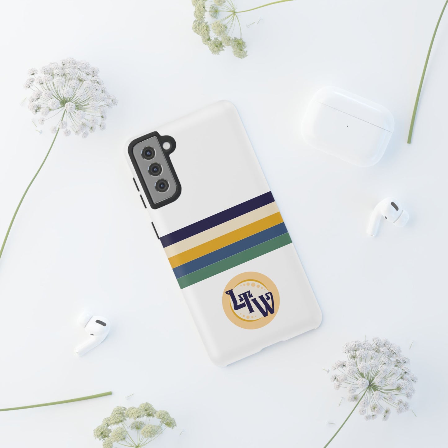 LTW Color Stripe and Monogram Tough Phone Case - Samsung