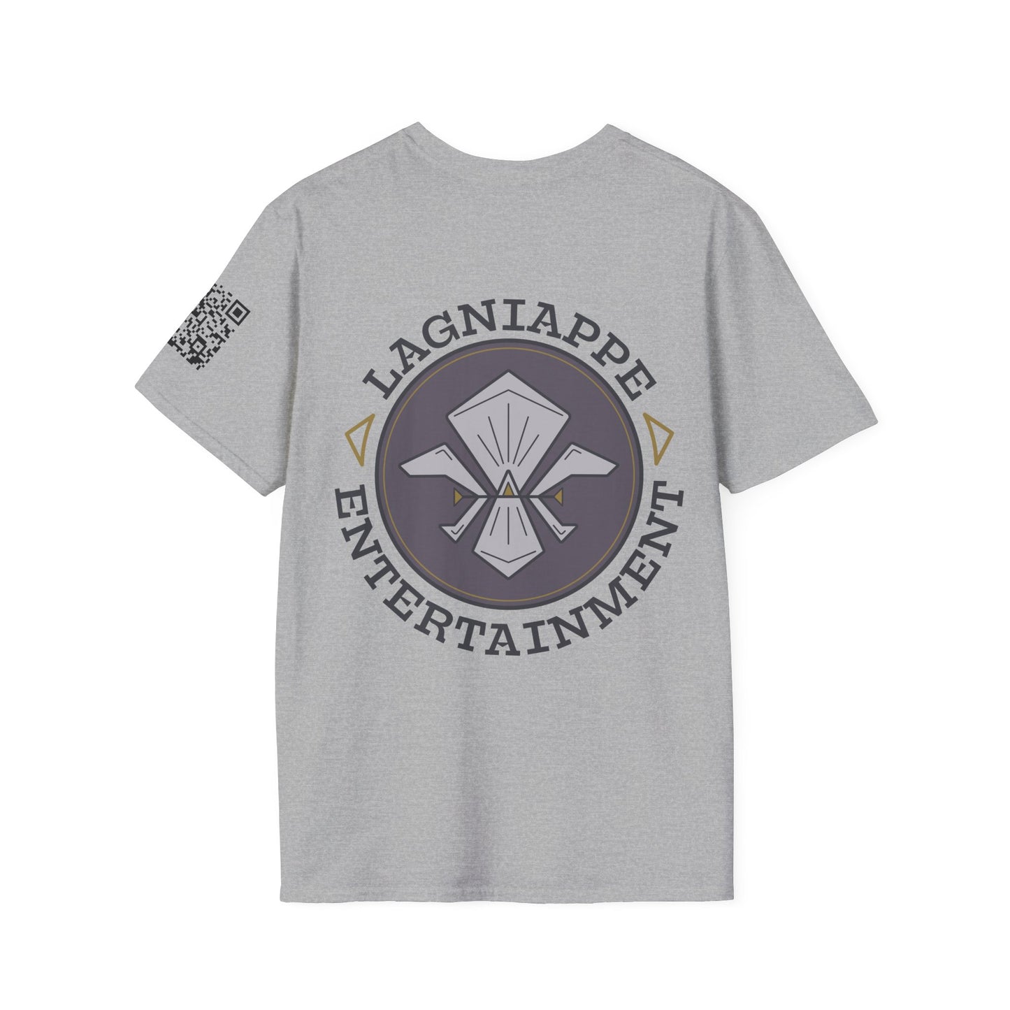 Lagniappe Entertainment Dark Color Logo - Unisex Jersey Tee, Casual Tee, Graphic T-Shirt, Unique Gift, Birthday Gift, Music Festival Apparel