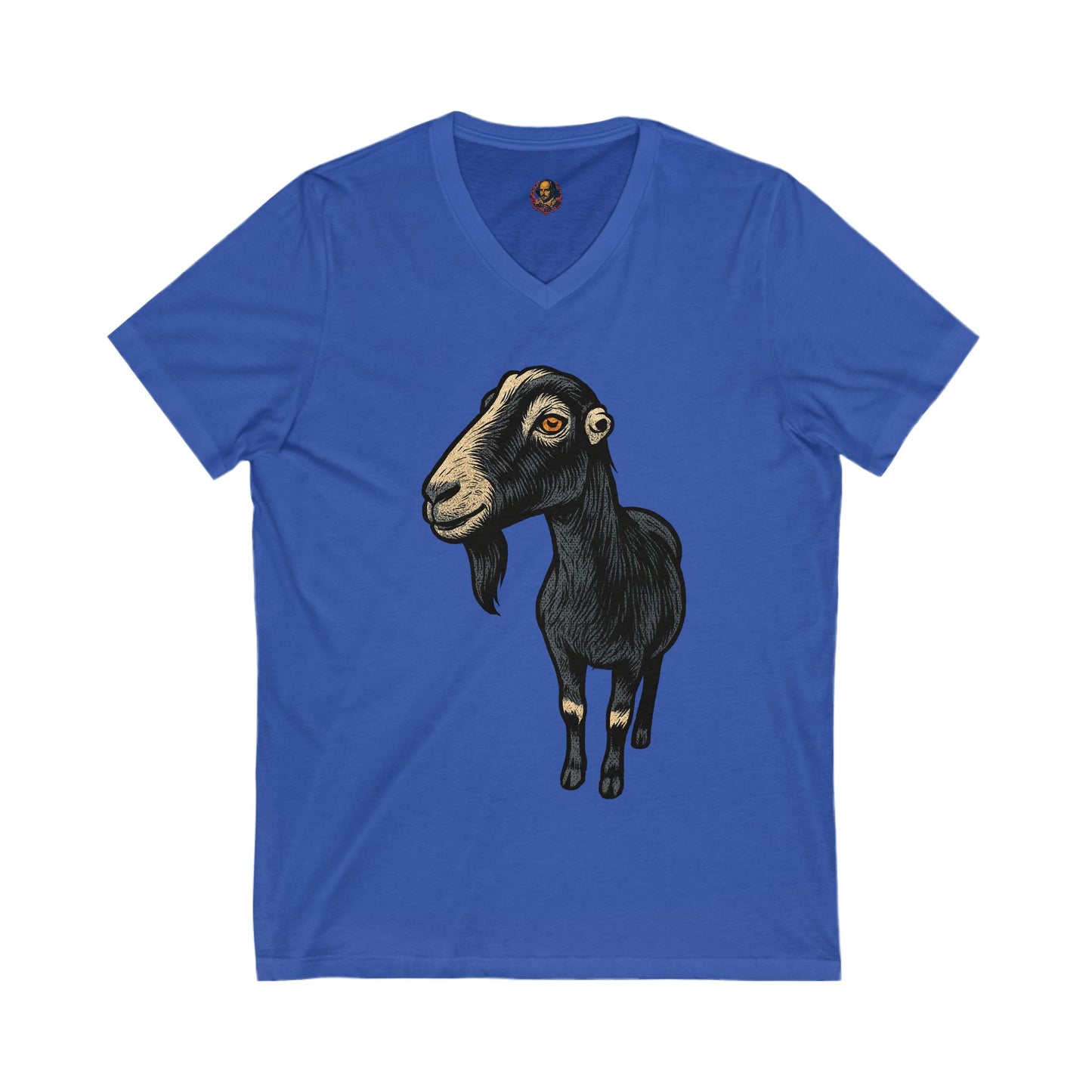 Nevermore Goat Unisex V-Neck Tee