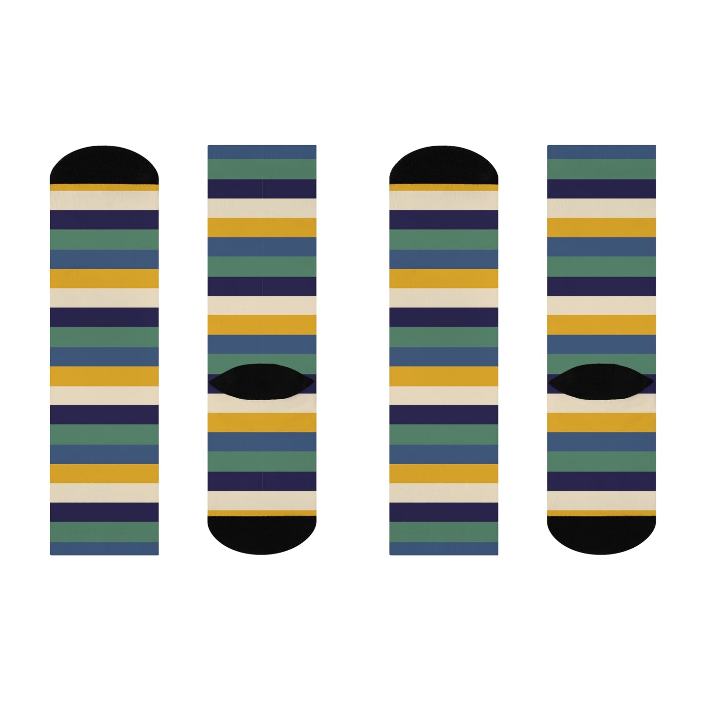 LTW Stripe Cushioned Crew Socks