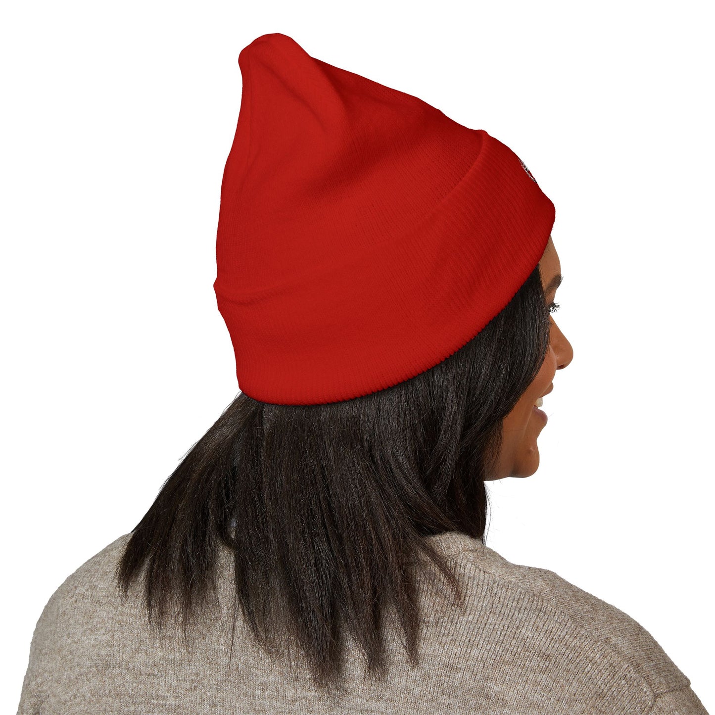 LTW Monogram Embroidered Cuffed Beanie