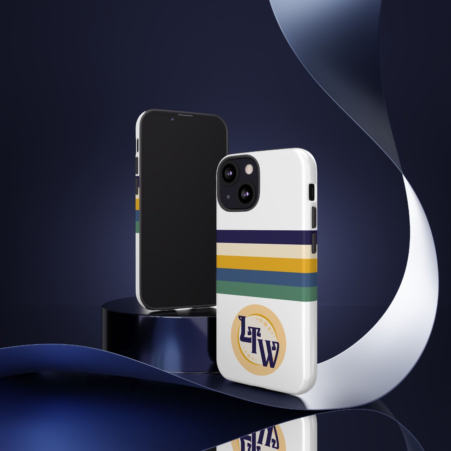 LTW Color Stripe and Monogram Tough Phone Case - iPhone